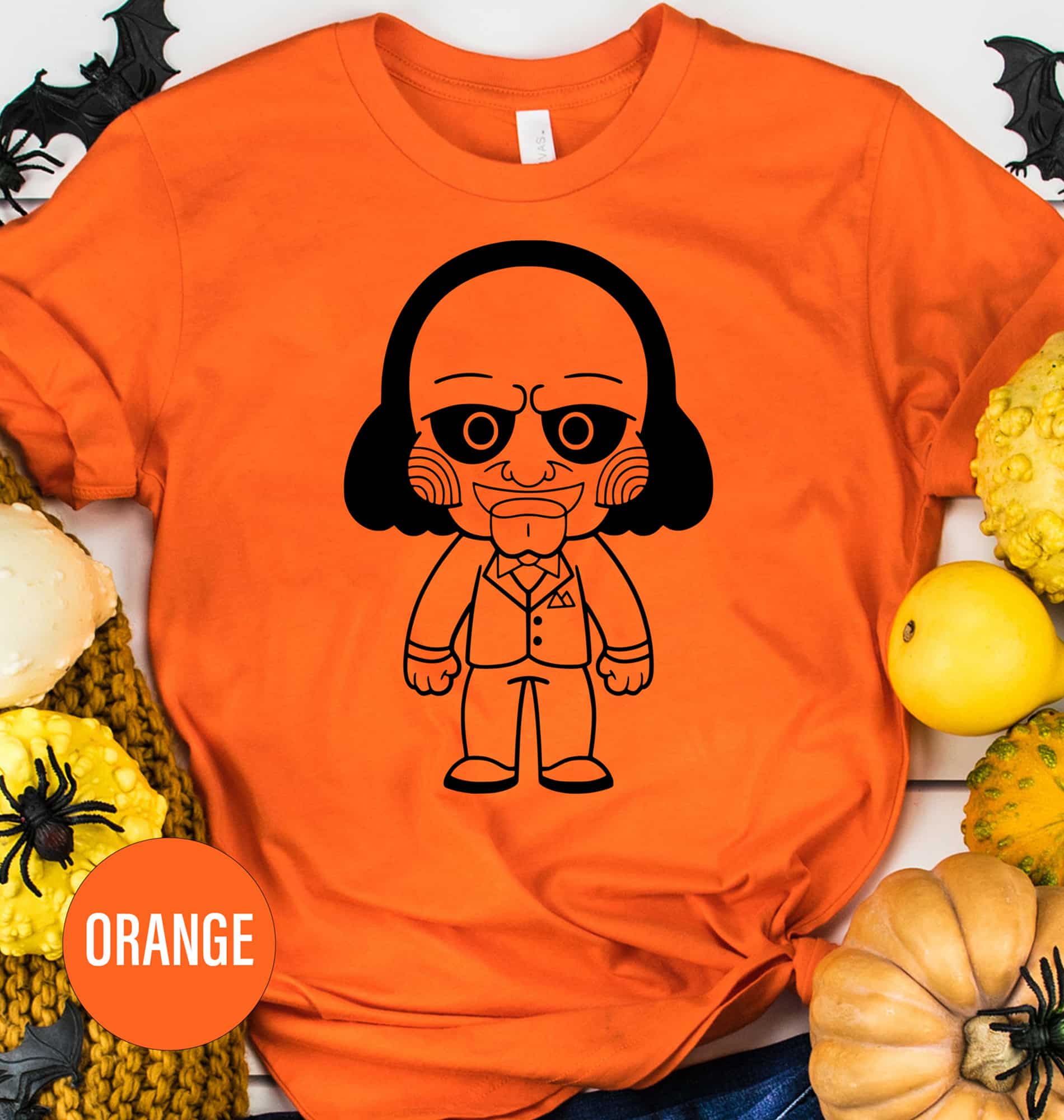 Saw Outlined Edgy Halloween T-shirt