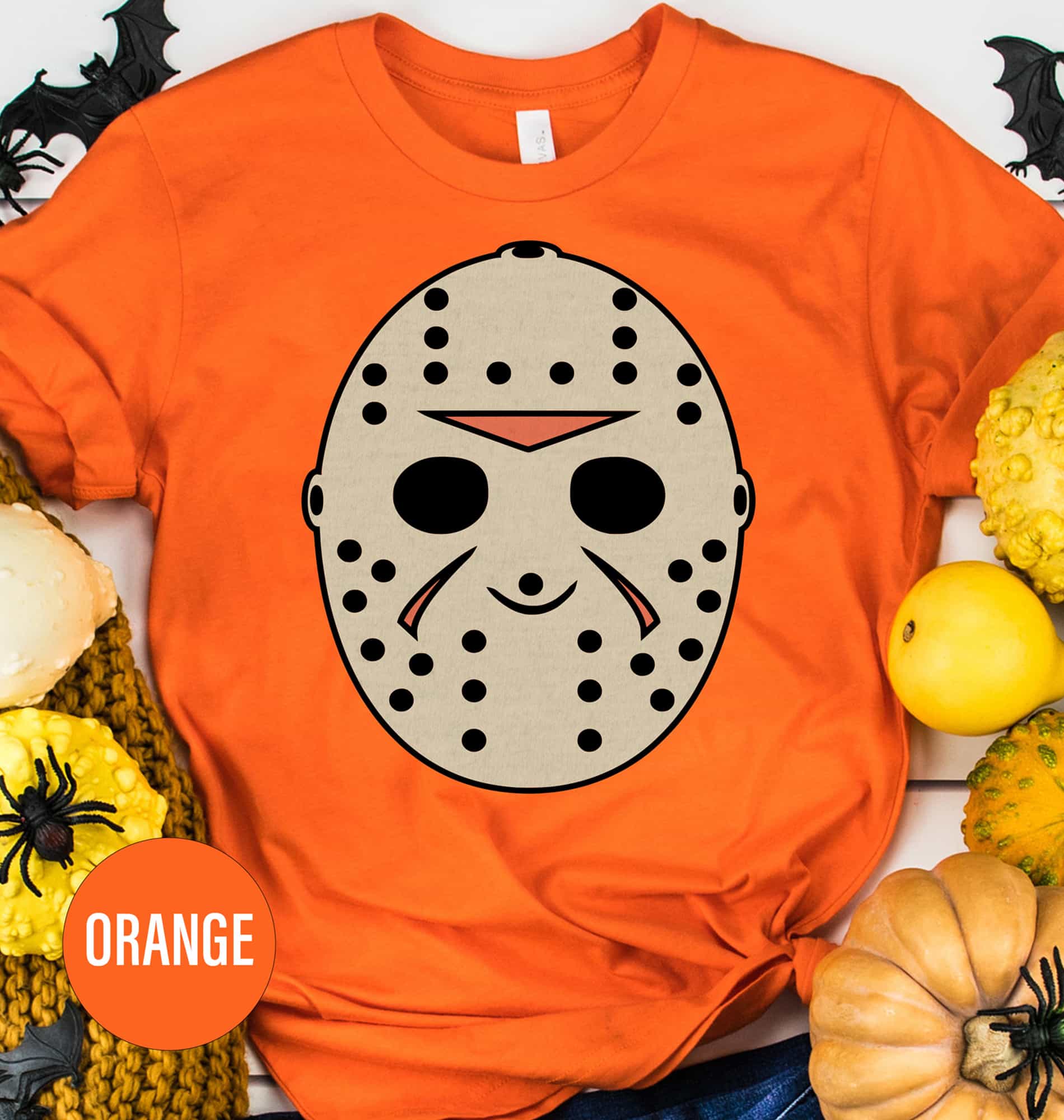 Artsy Vorehees Boy's Halloween Tee - Red
