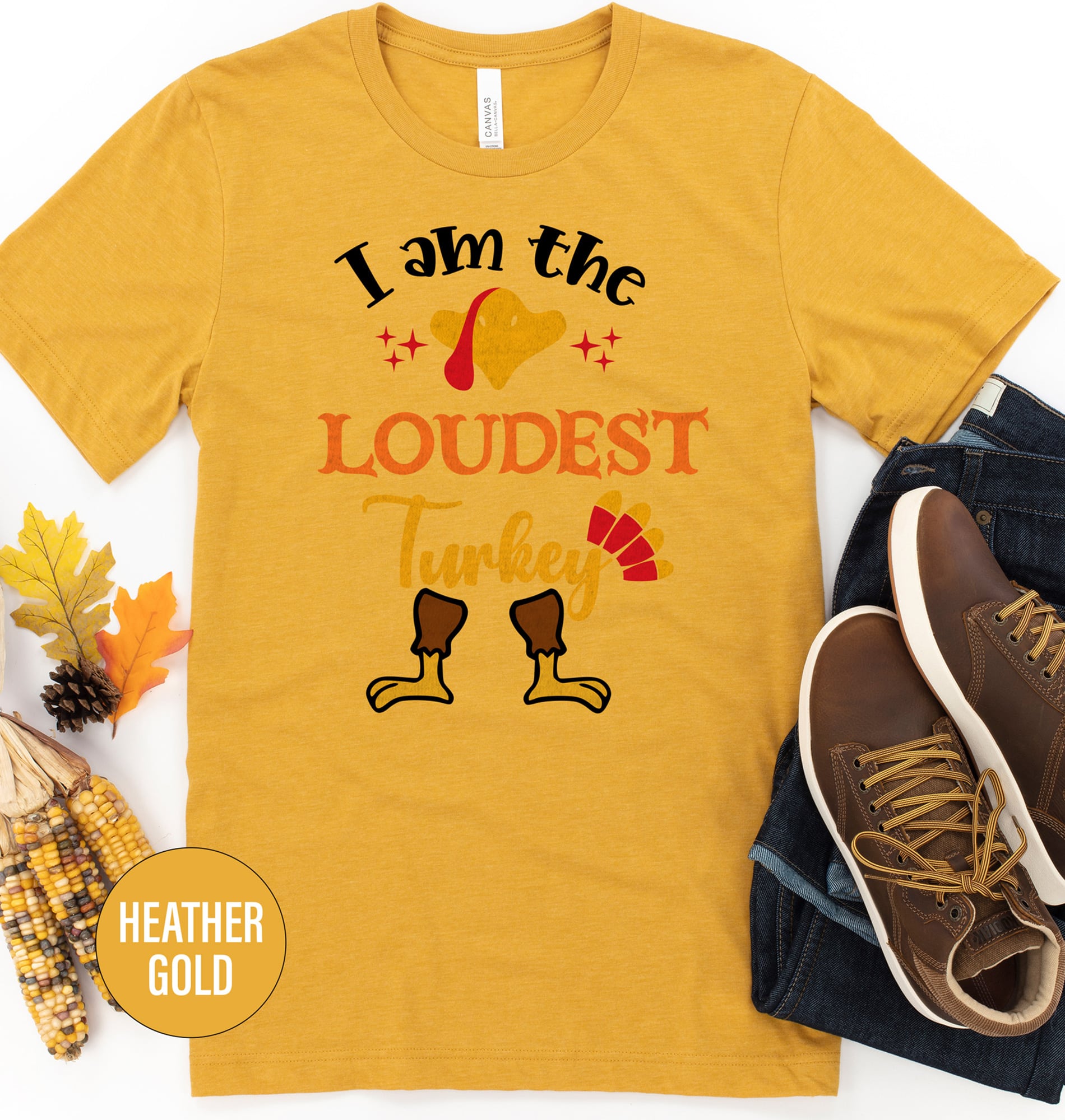 Loudest Turkey Thanksgiving Tee - Holidayshirts.com