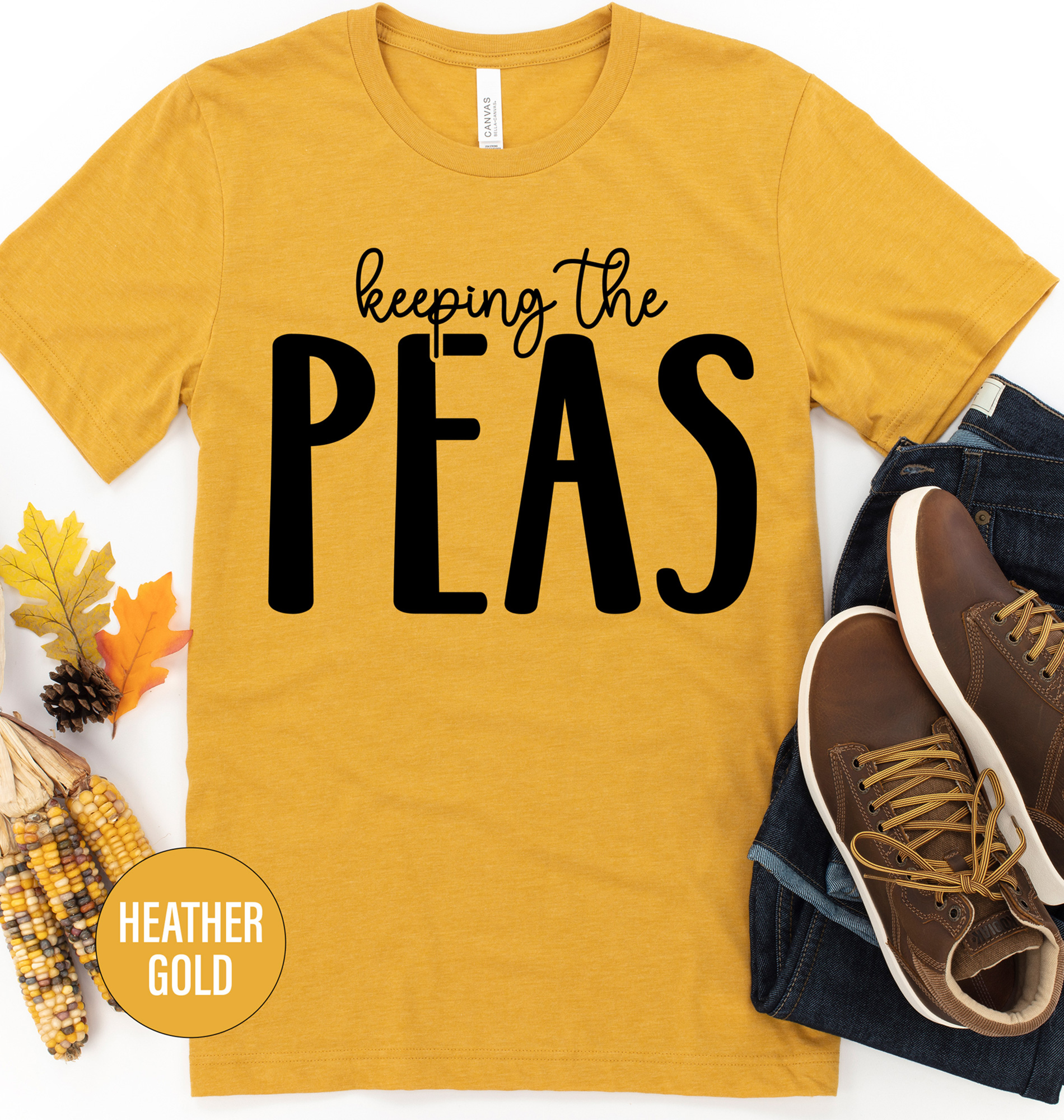Holidayshirts Thanksgiving 'keep The Peas' Tee