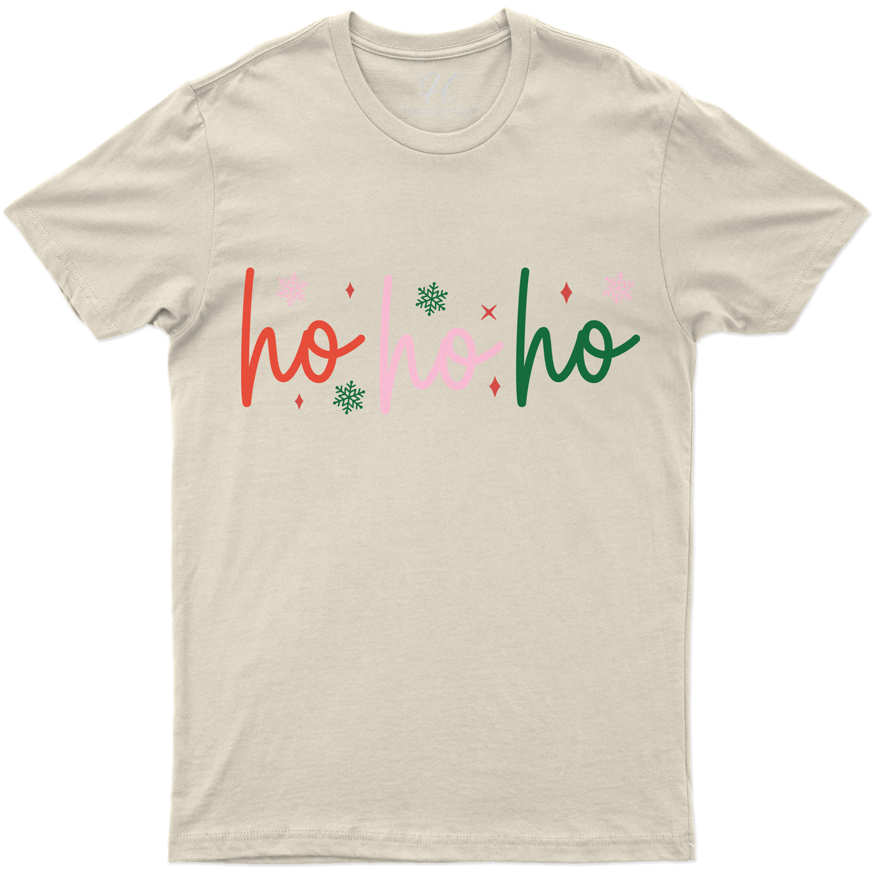 Festive Hohoho Holiday Tee - Christmas Delight