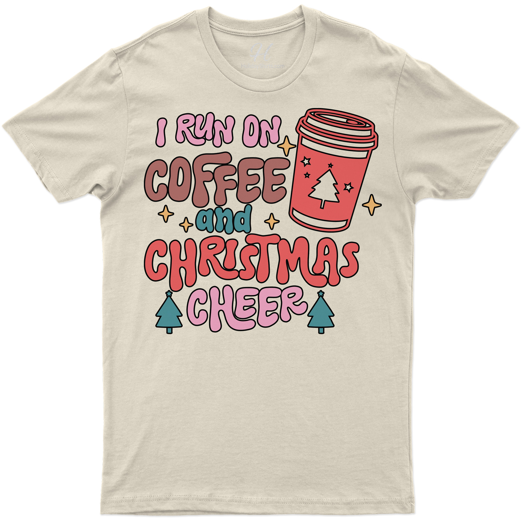 Coffee-lover's Festive Christmas Tee From Holidayshirts