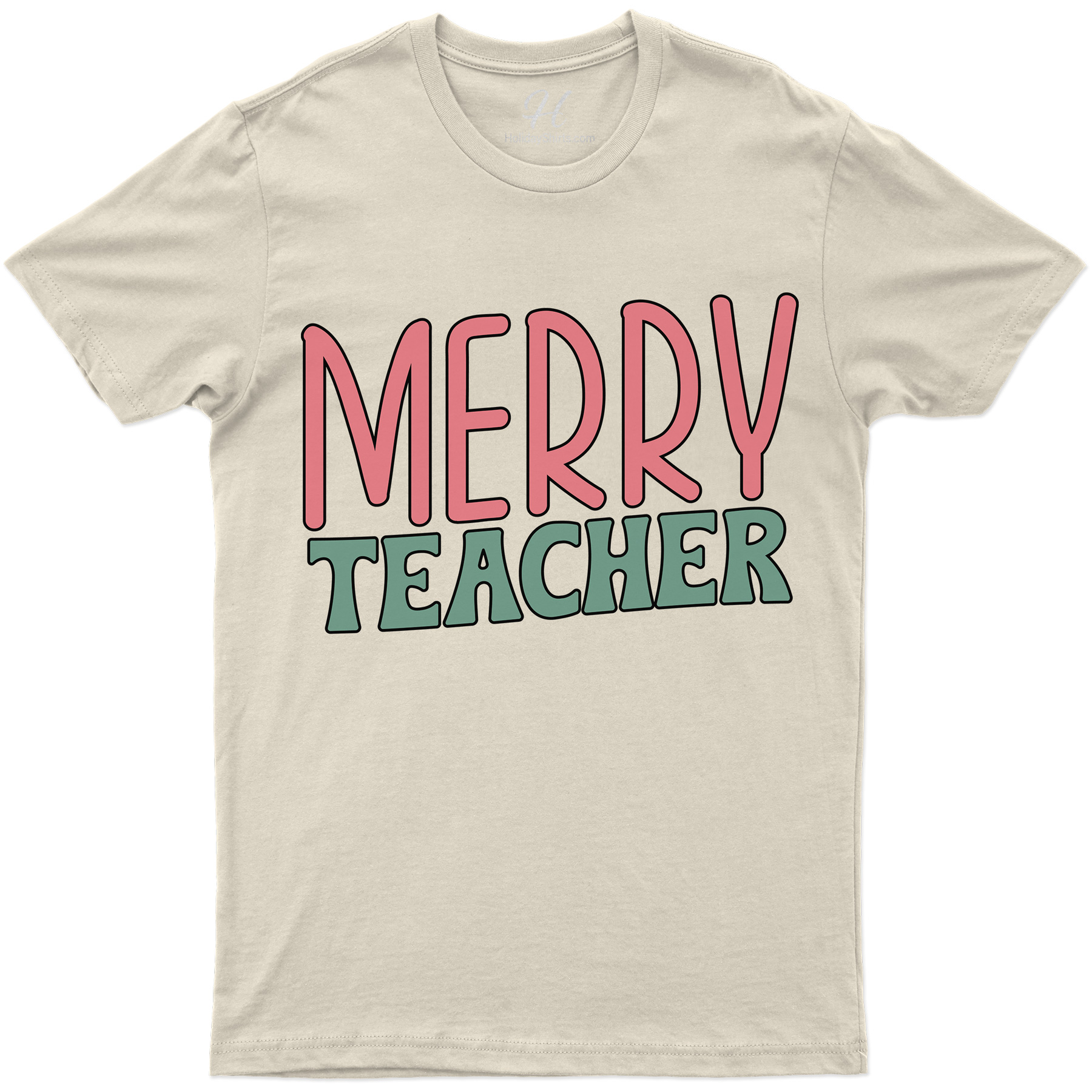 Merry Teacher Xmas Tee - Holidayshirts Exclusive