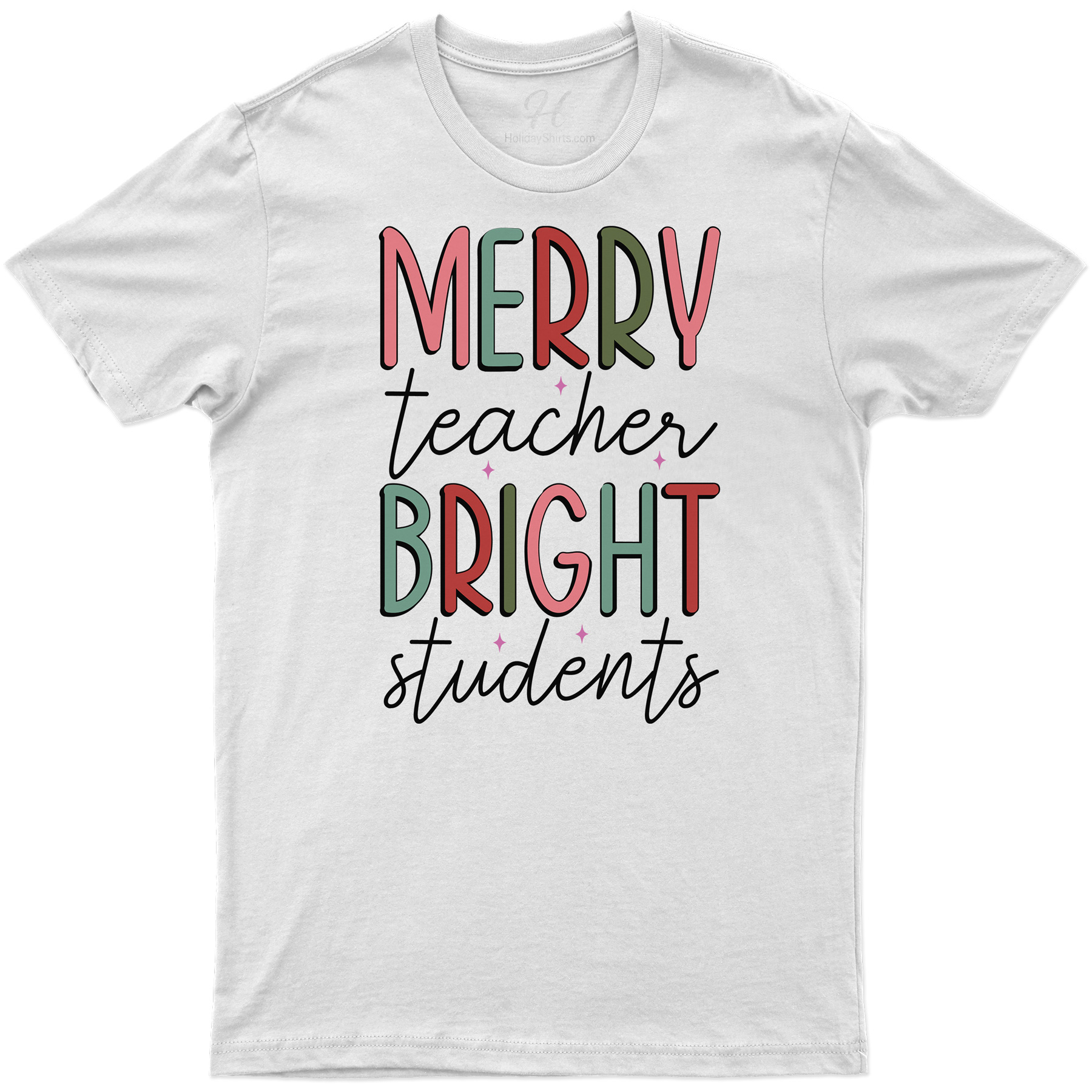 Bright Students' Festive Christmas Tee - Holidayshirts
