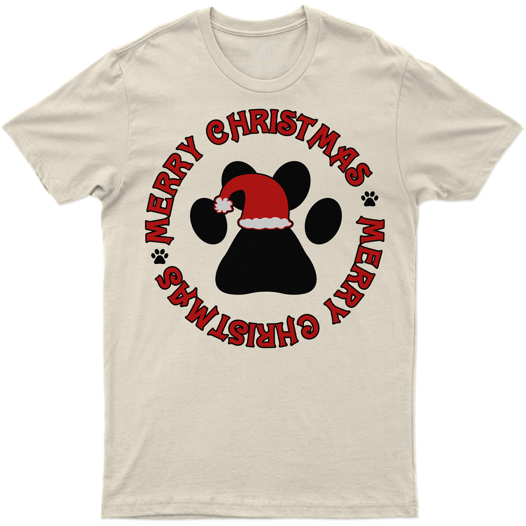Pawsitive Merry Christmas Tee - Holidayshirts.com