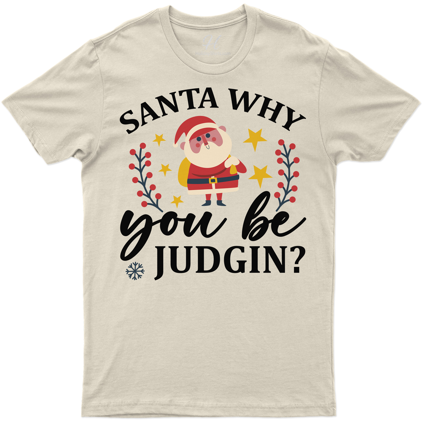 Judging Santa Holiday Tee - Xmas Special