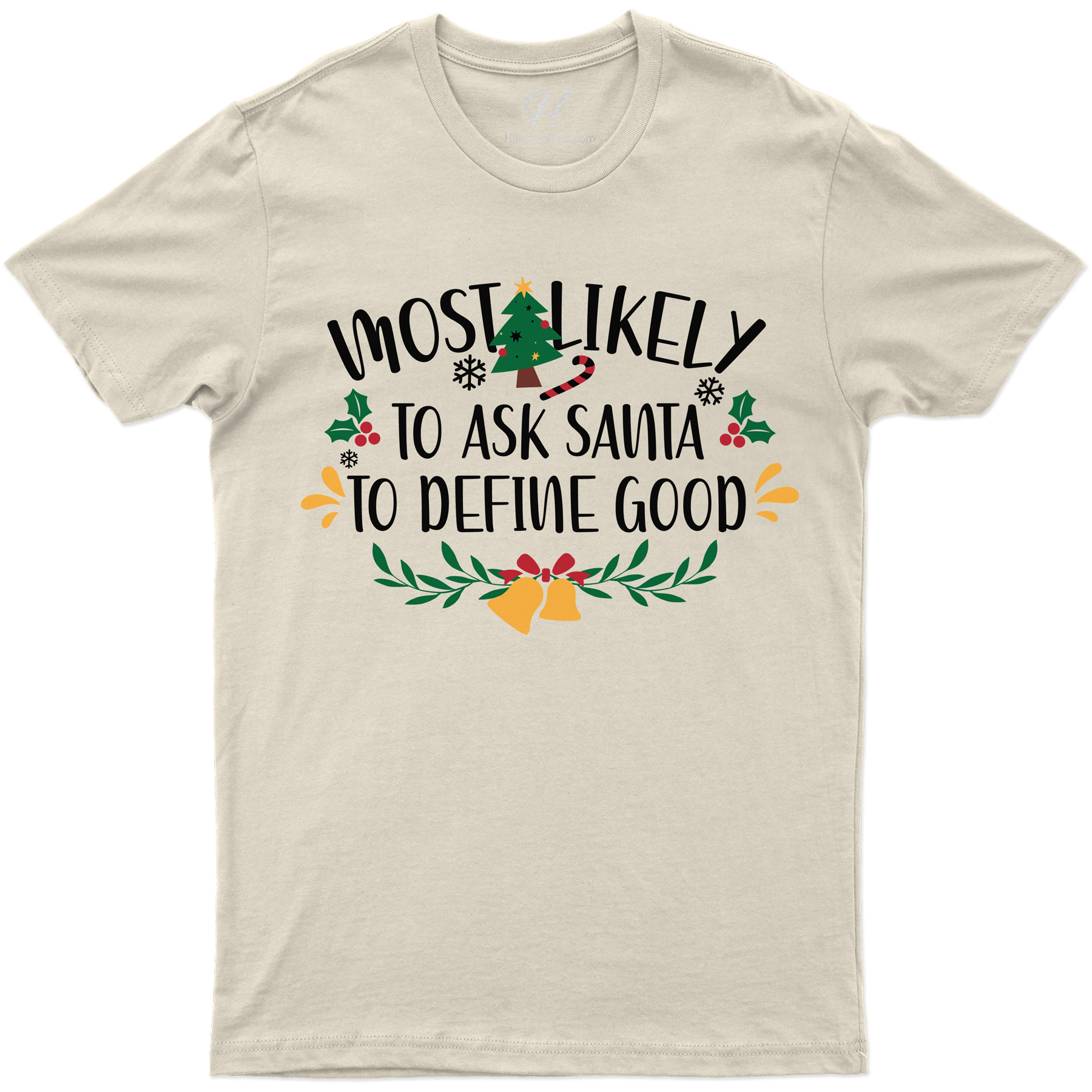 Santa's 'define Good' Quirky Xmas Tee - Holidayshirts