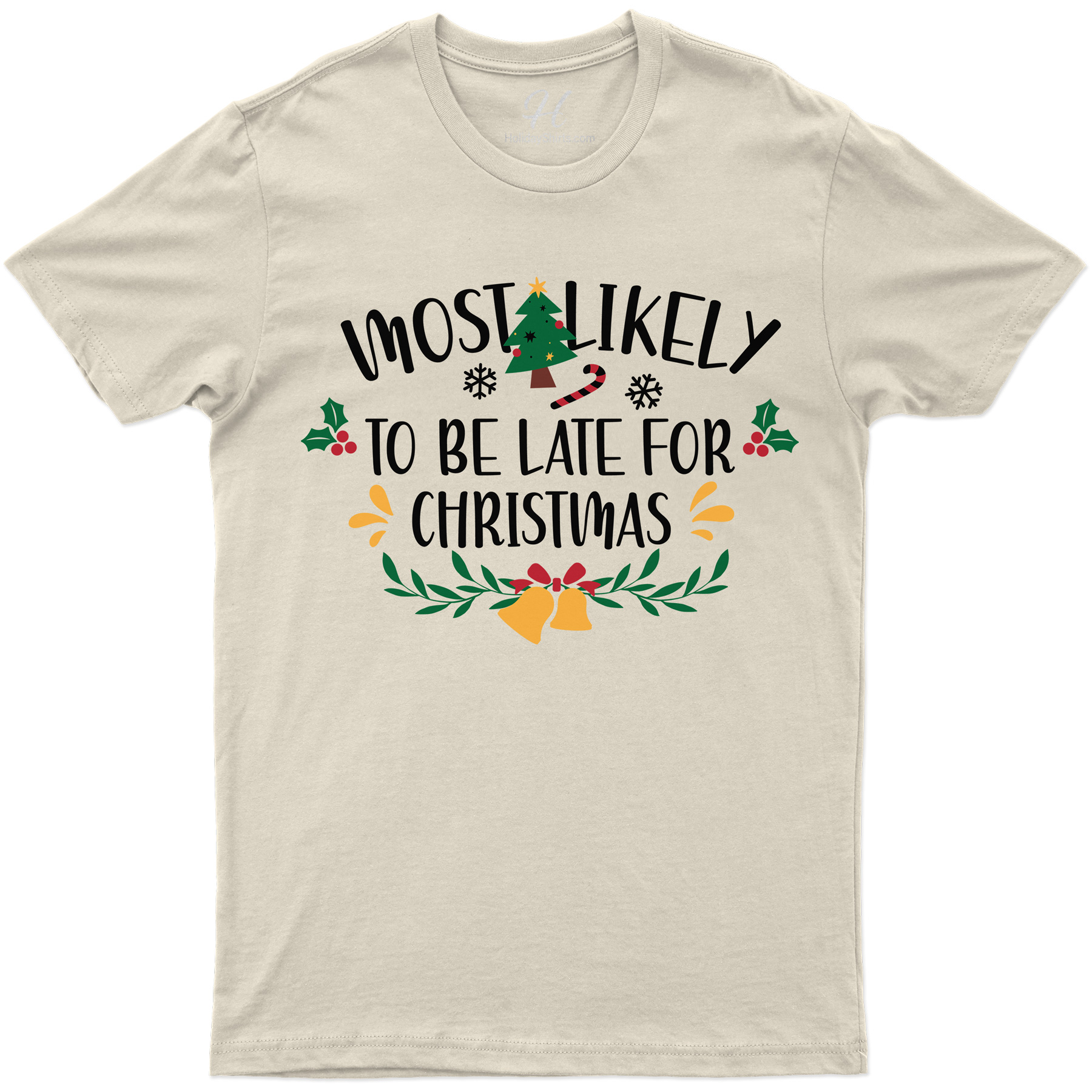 Late For Xmas Fun Holiday Tee - Holidayshirts.com