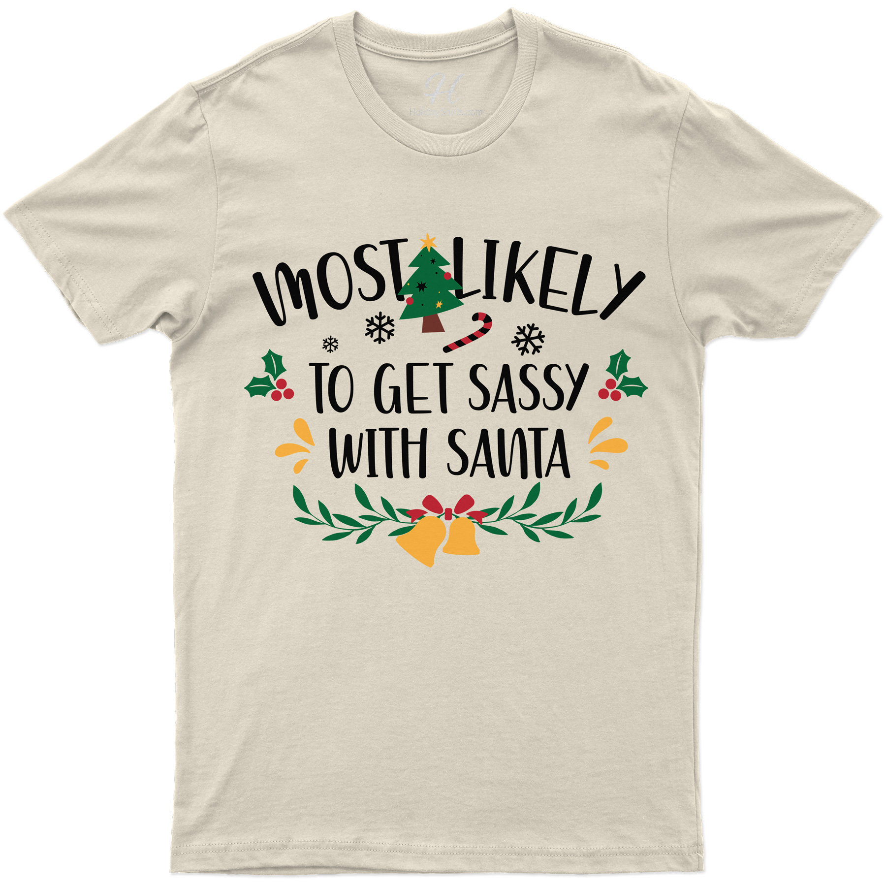 Sassy Santa Showdown Holiday Tee From Holidayshirts