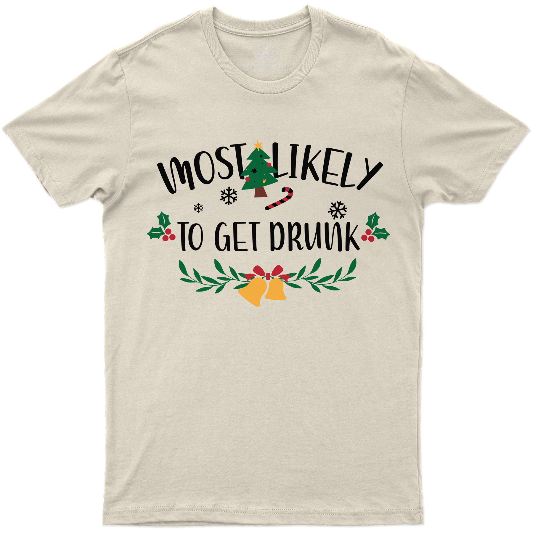Cheeky Christmas 'likely Drunk' Tee - Holidayshirts