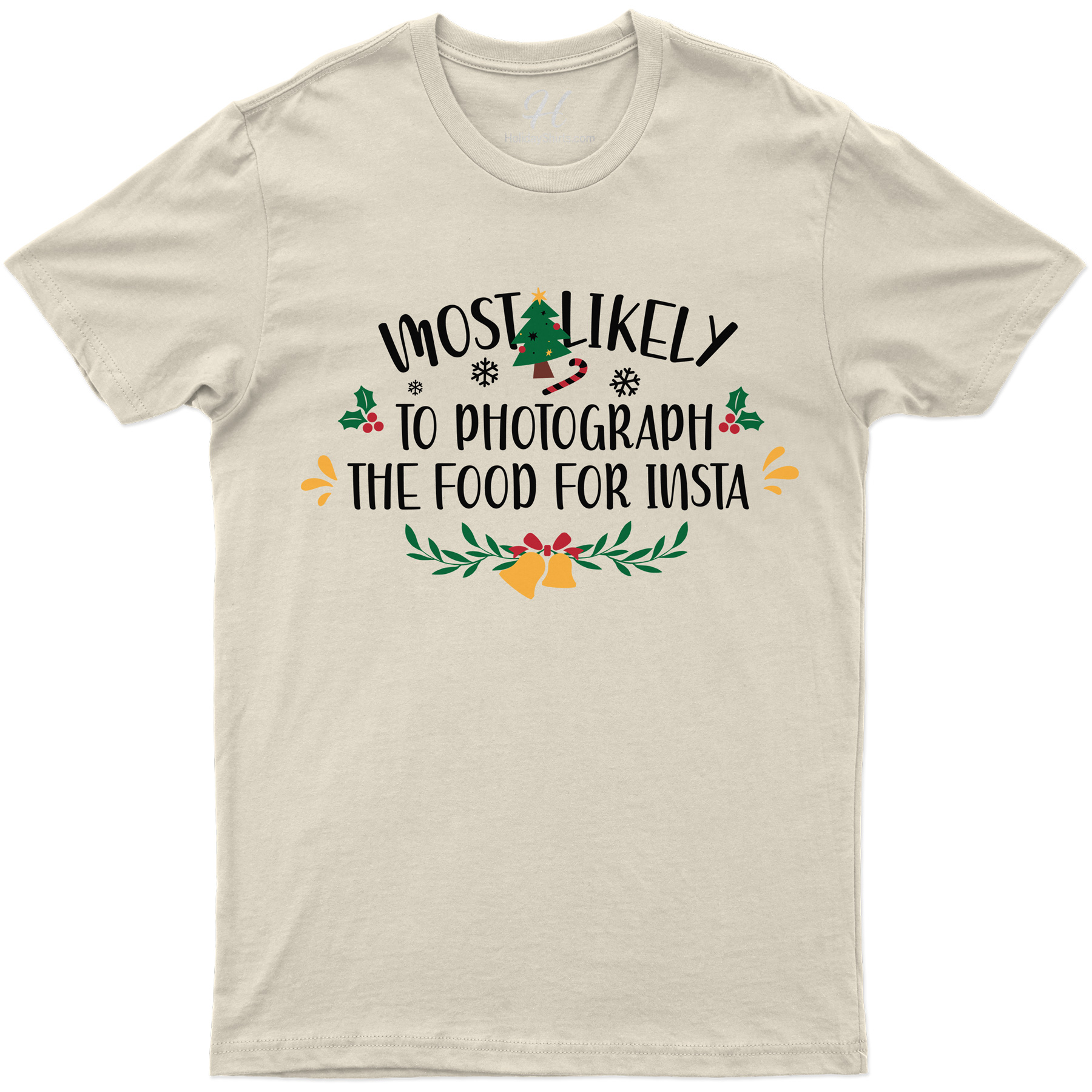 Insta-ready Holiday Foodie Tee By Holidayshirts