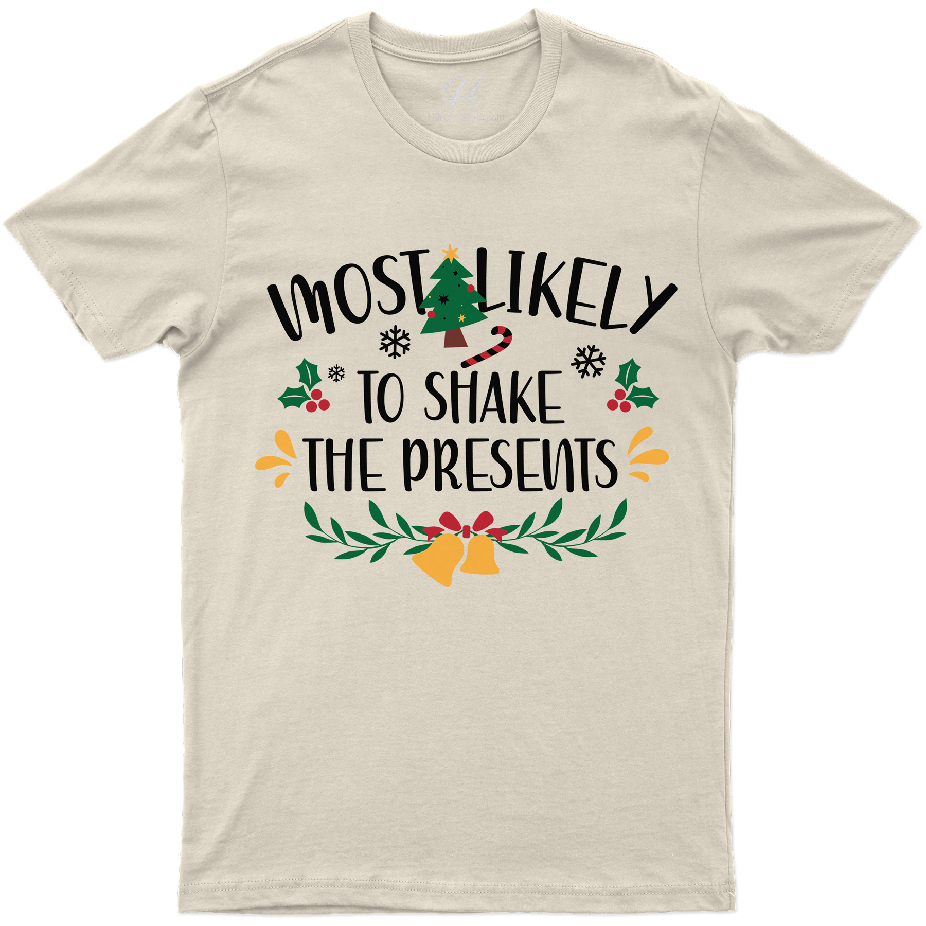 "shake The Presents" Fun Christmas Tee - Holidayshirts.com