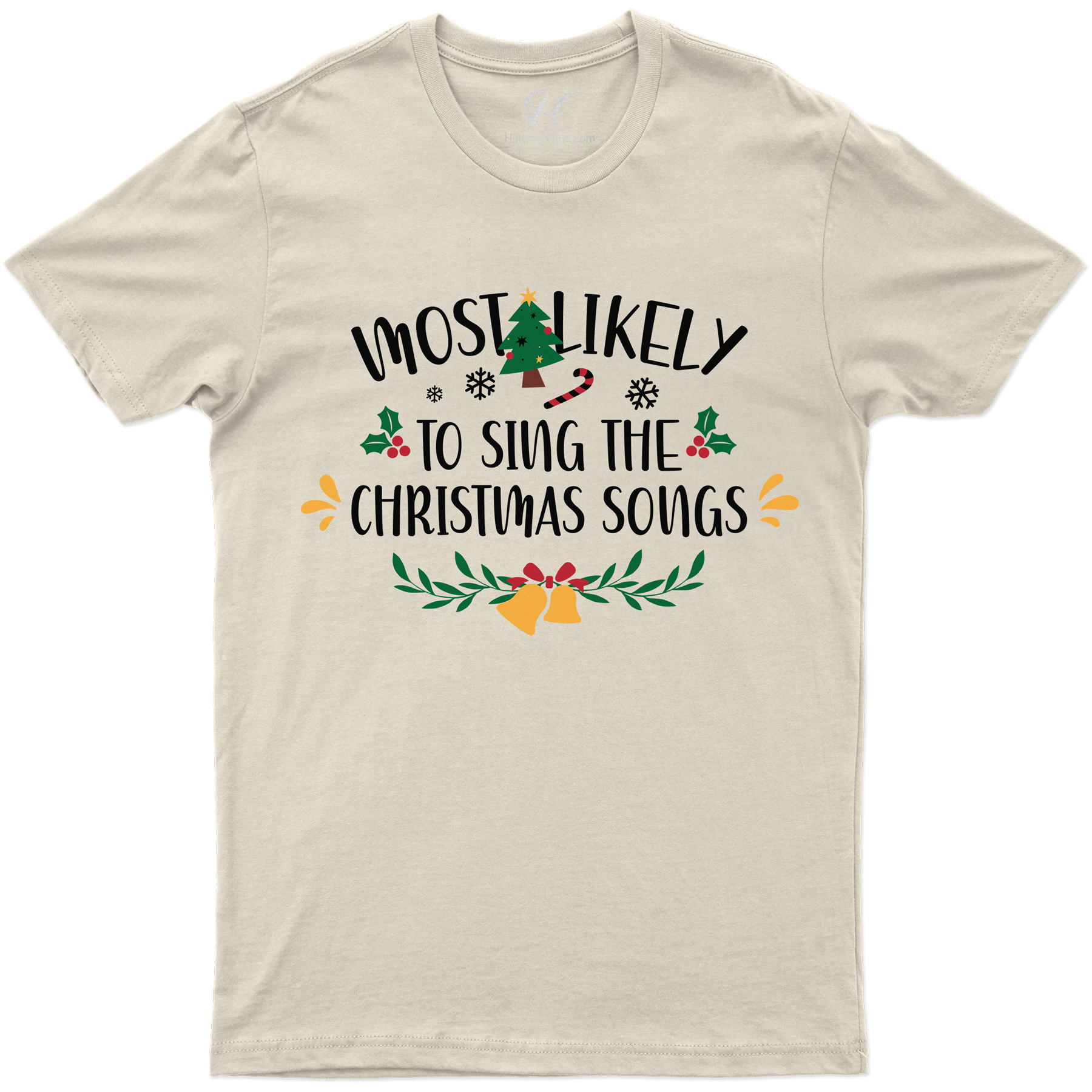 Jolly Caroler's Favorite Holiday T-shirt