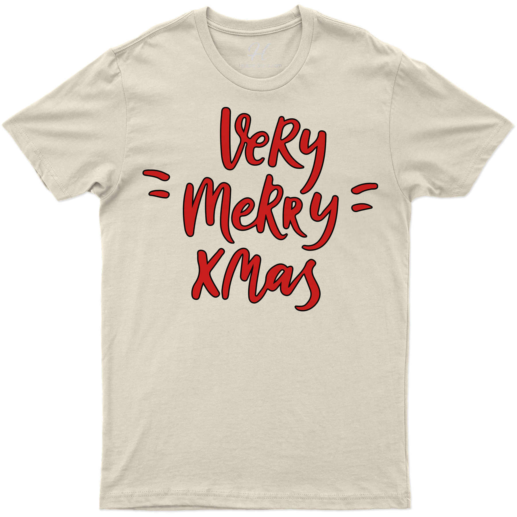 Festive Very Merry Xmas Tee From Holidayshirts