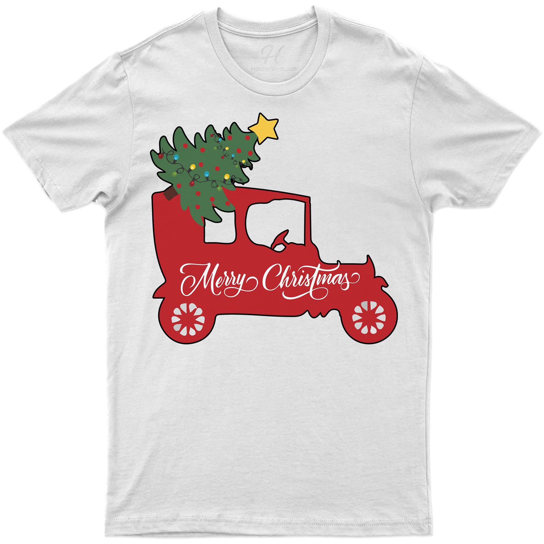 Festive Merry Christmas Tee From Holidayshirts