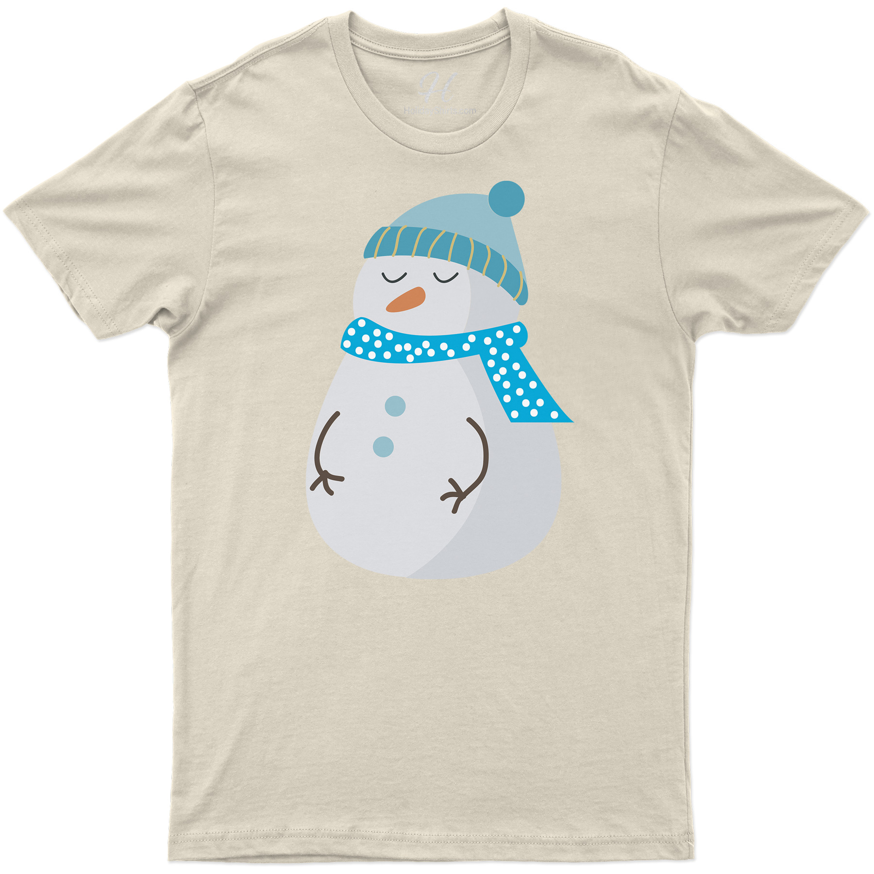Frosty Snowman Light Blue Tee - Holiday Edition
