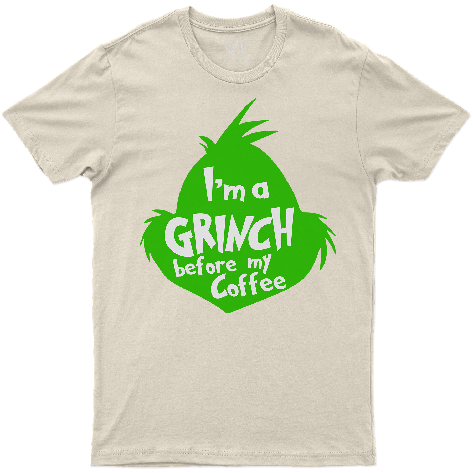 "grinch Before Coffee" Christmas Tee - Holidayshirts.com
