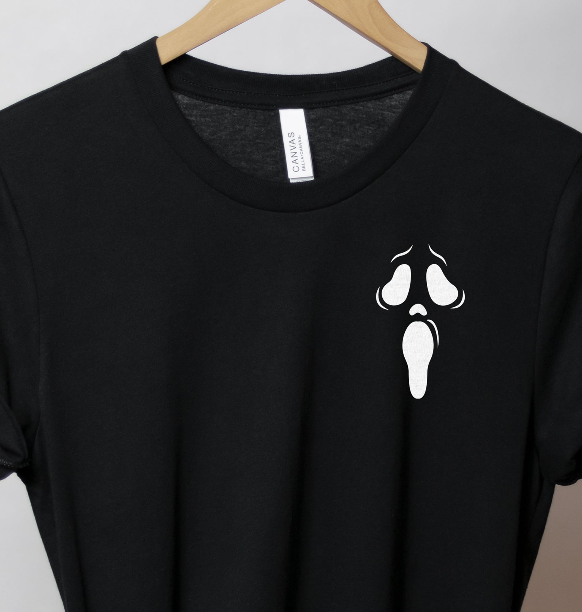 Chic Scream Ghost Face Tee - Halloween Special