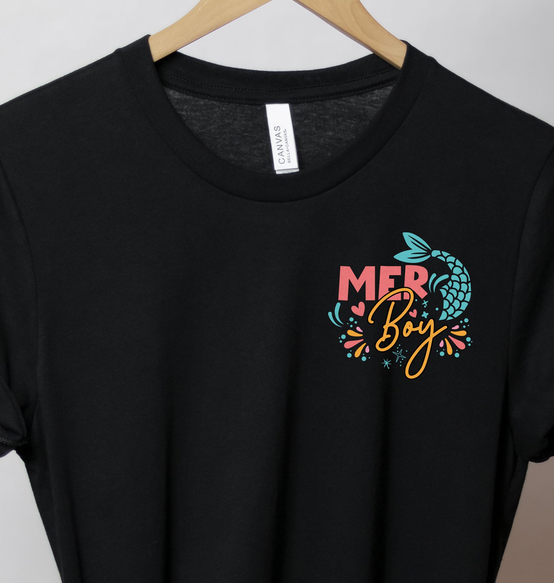 Mermaid Boy Chic Halloween Tee - Holidayshirts.com