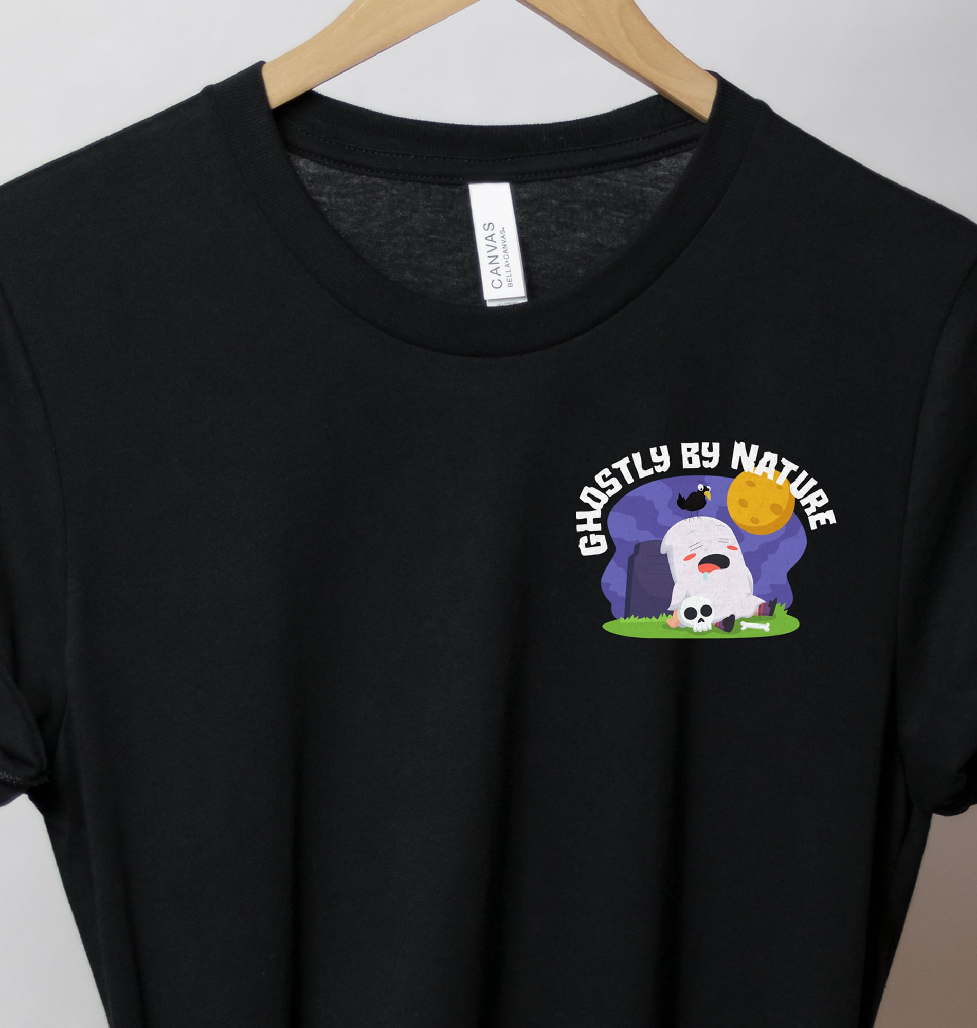 Spooky Versatile Ghost Nature Tee - Holidayshirts
