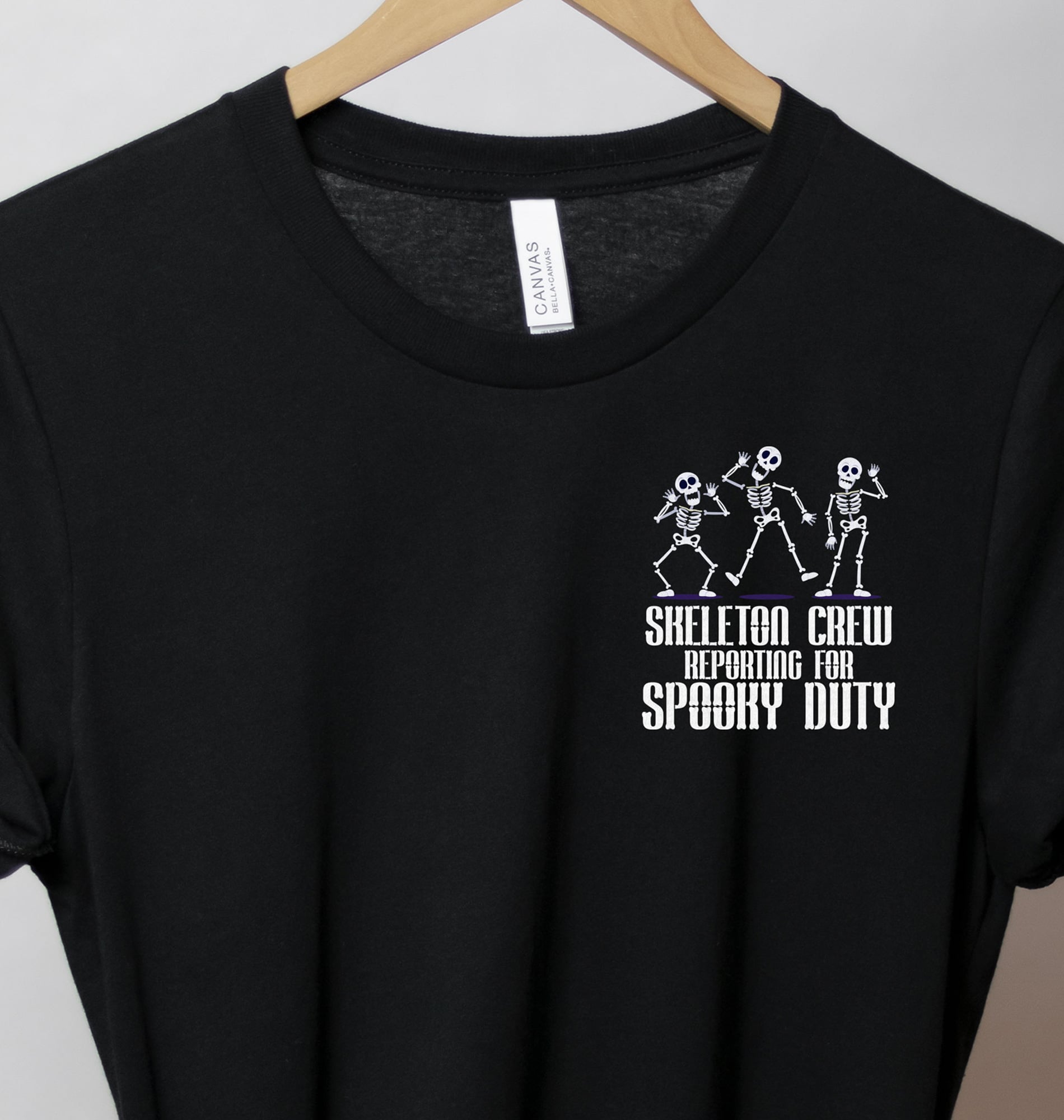 Sleek Spooky Duty Halloween Tee From Holidayshirts