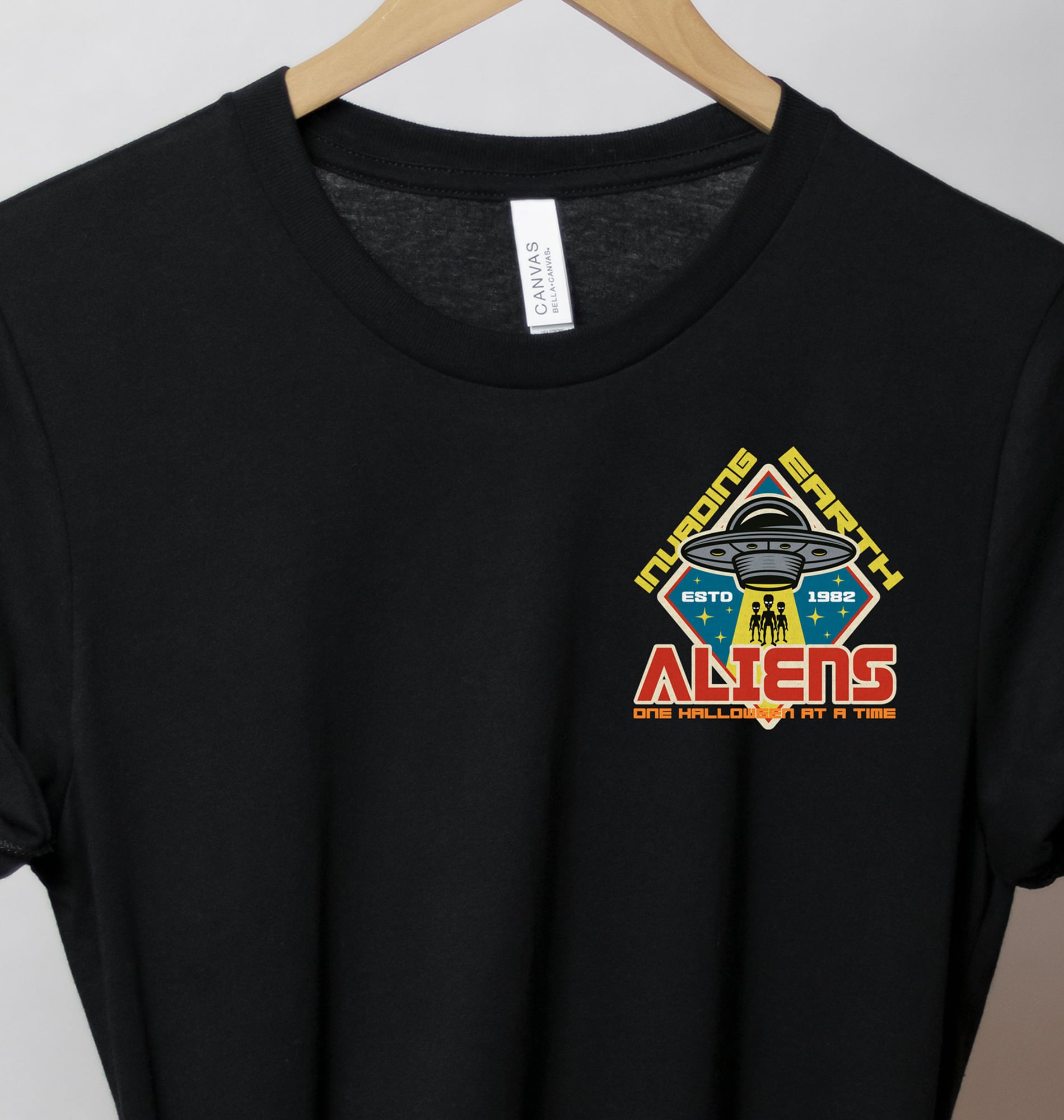 Alien Invasion Casual Tee - Halloween Special