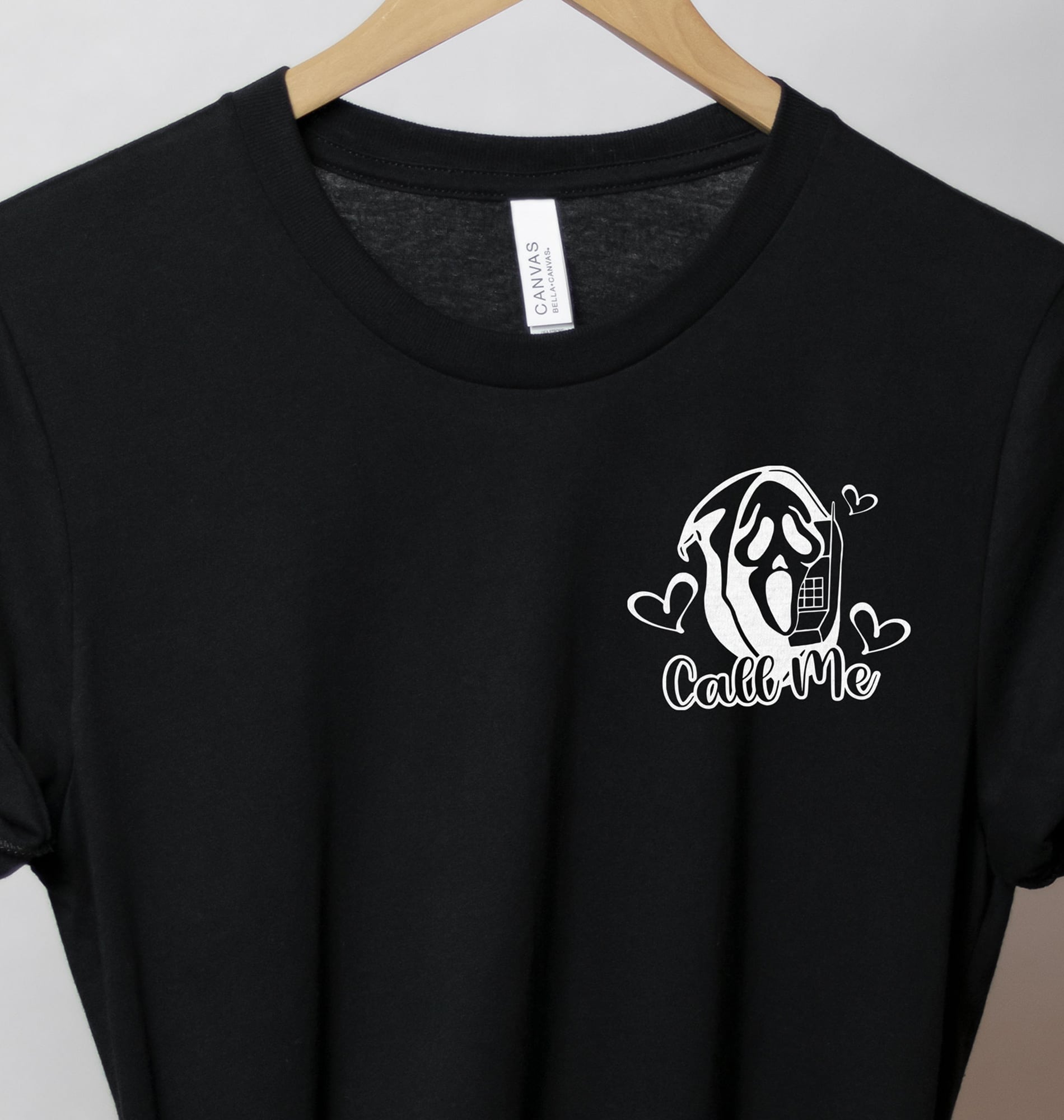 Ghostly Vampire Call Me Halloween Tee
