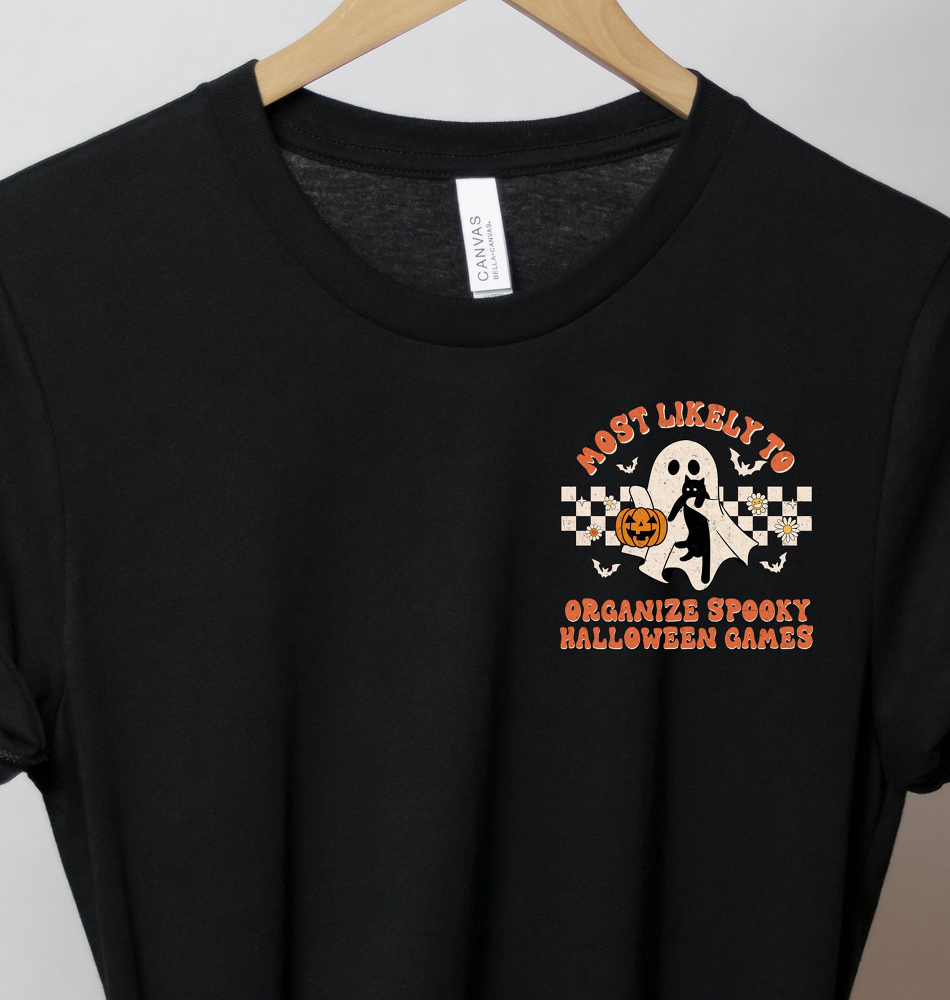 Most Likely To Spooky Halloween Games Comfy Halloween T-shirt