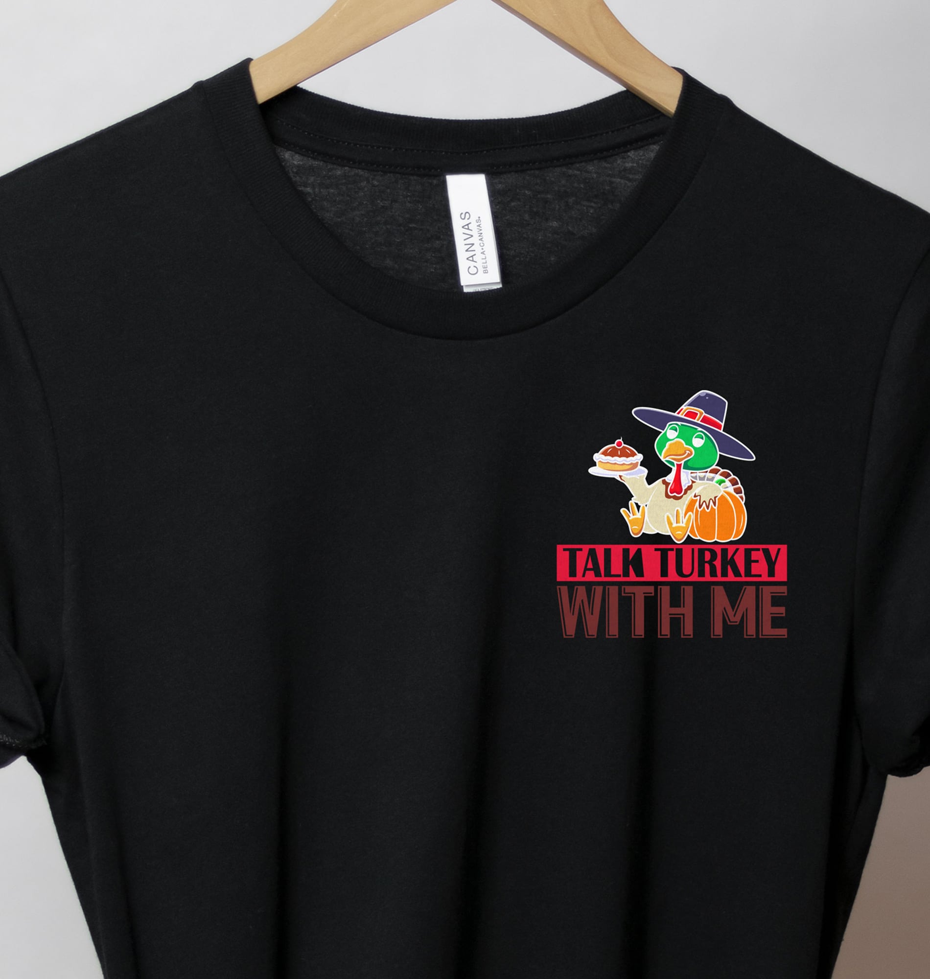 Talk Turkey Festive Thanksgiving Tee - Holidayshirts.com