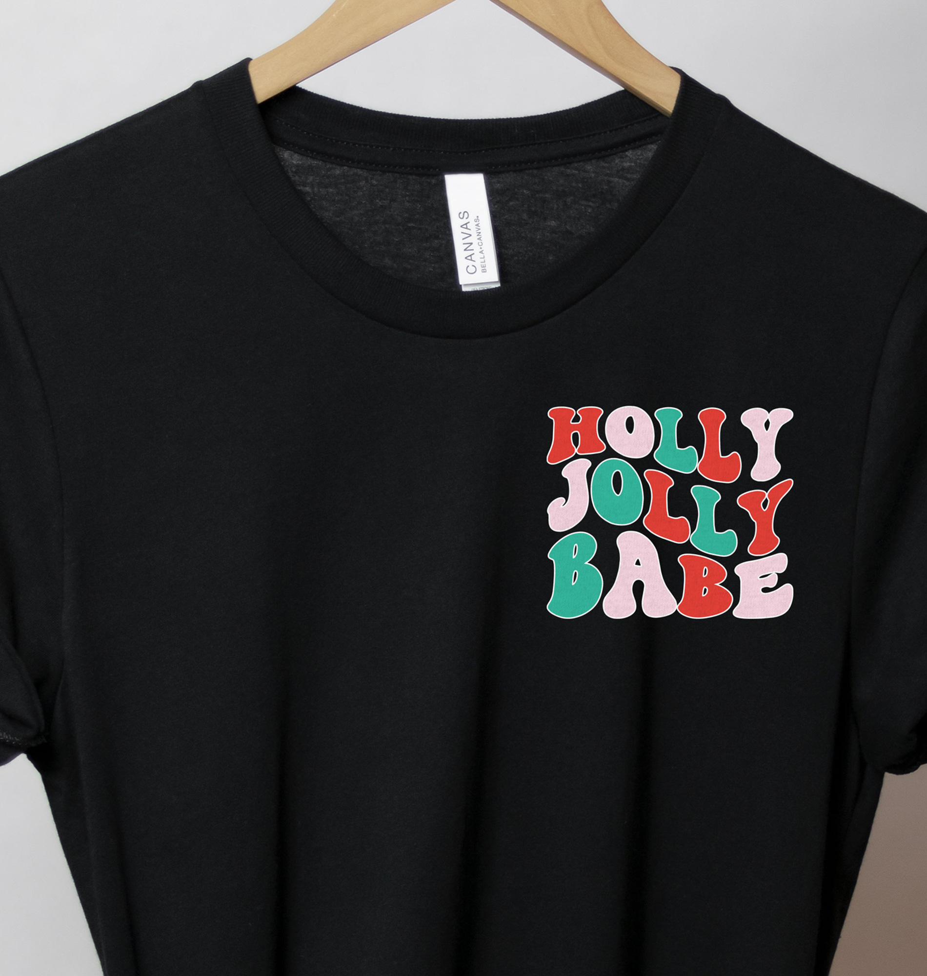 Holly Jolly Babe Festive Tee - Holidayshirts