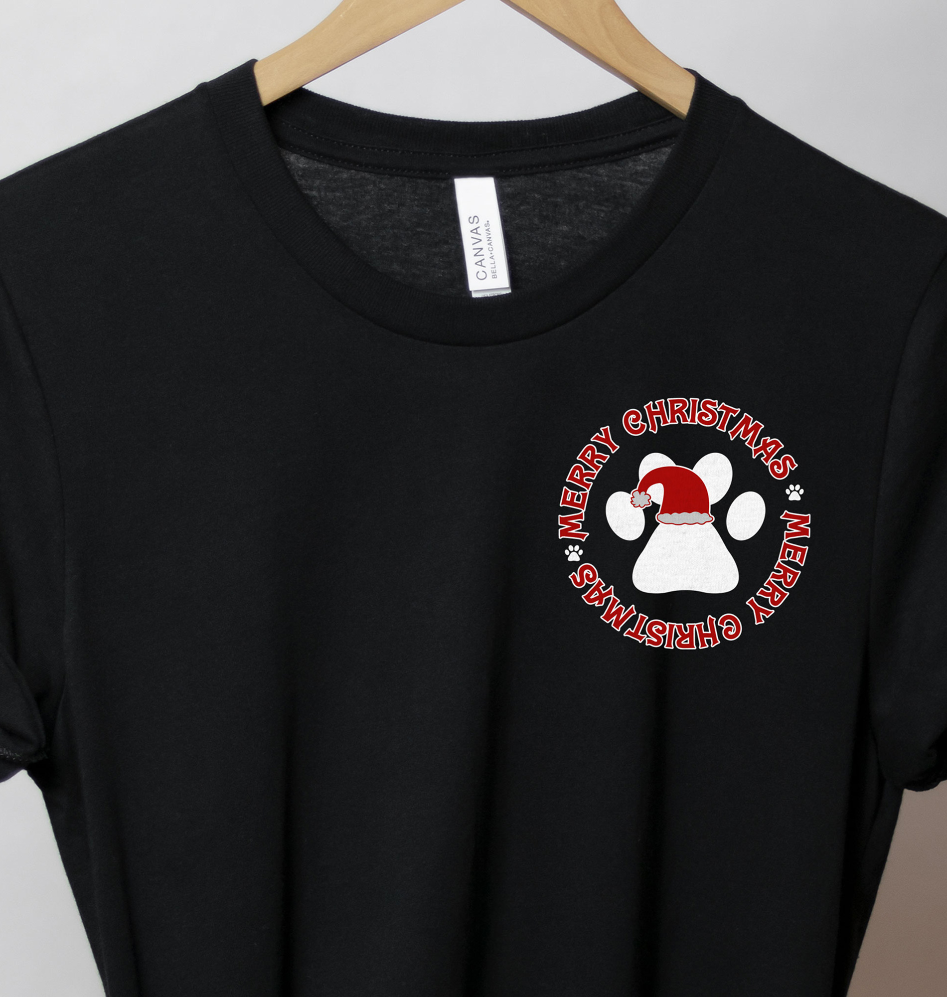Pawsitive Merry Christmas Tee - Holidayshirts.com