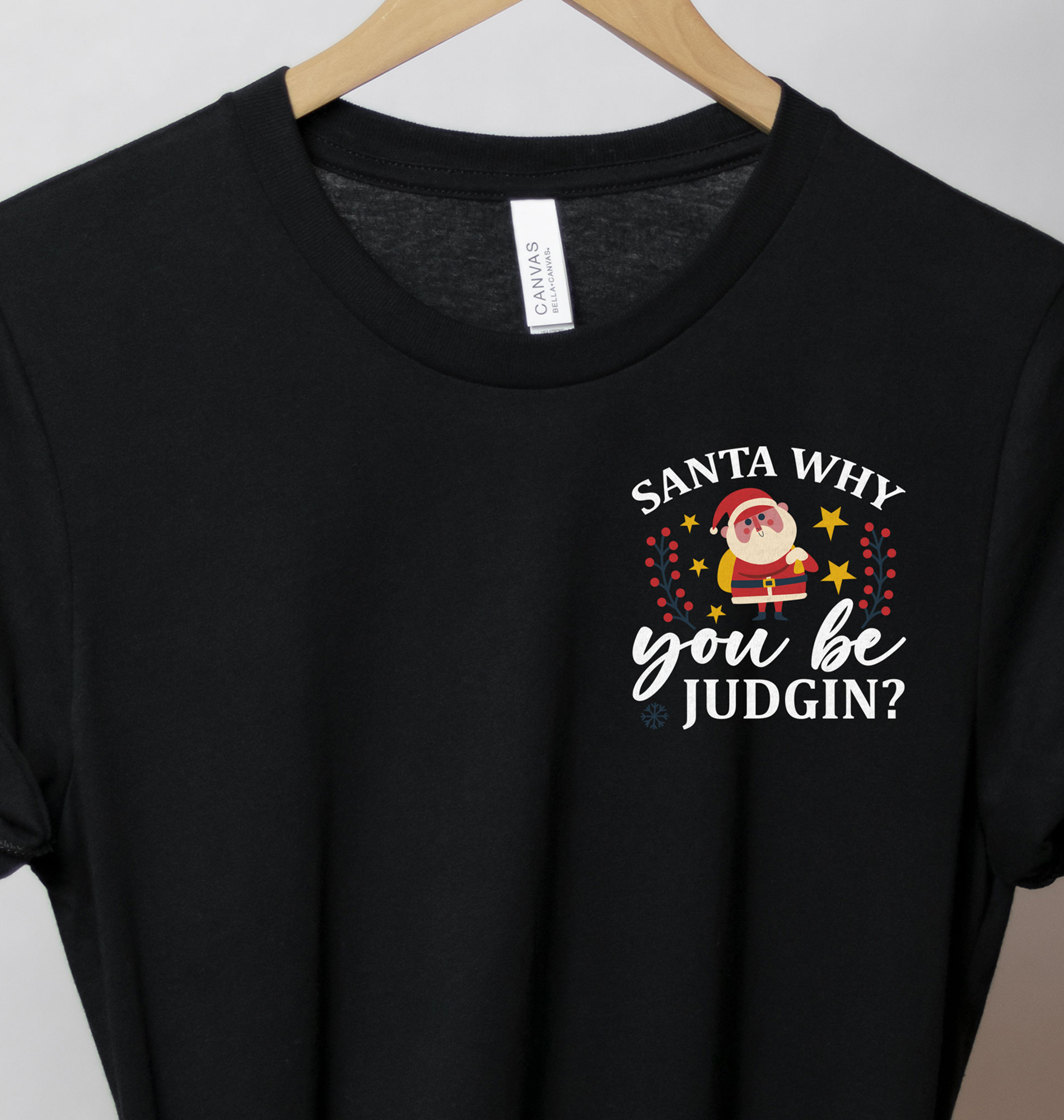 Judging Santa Holiday Tee - Xmas Special