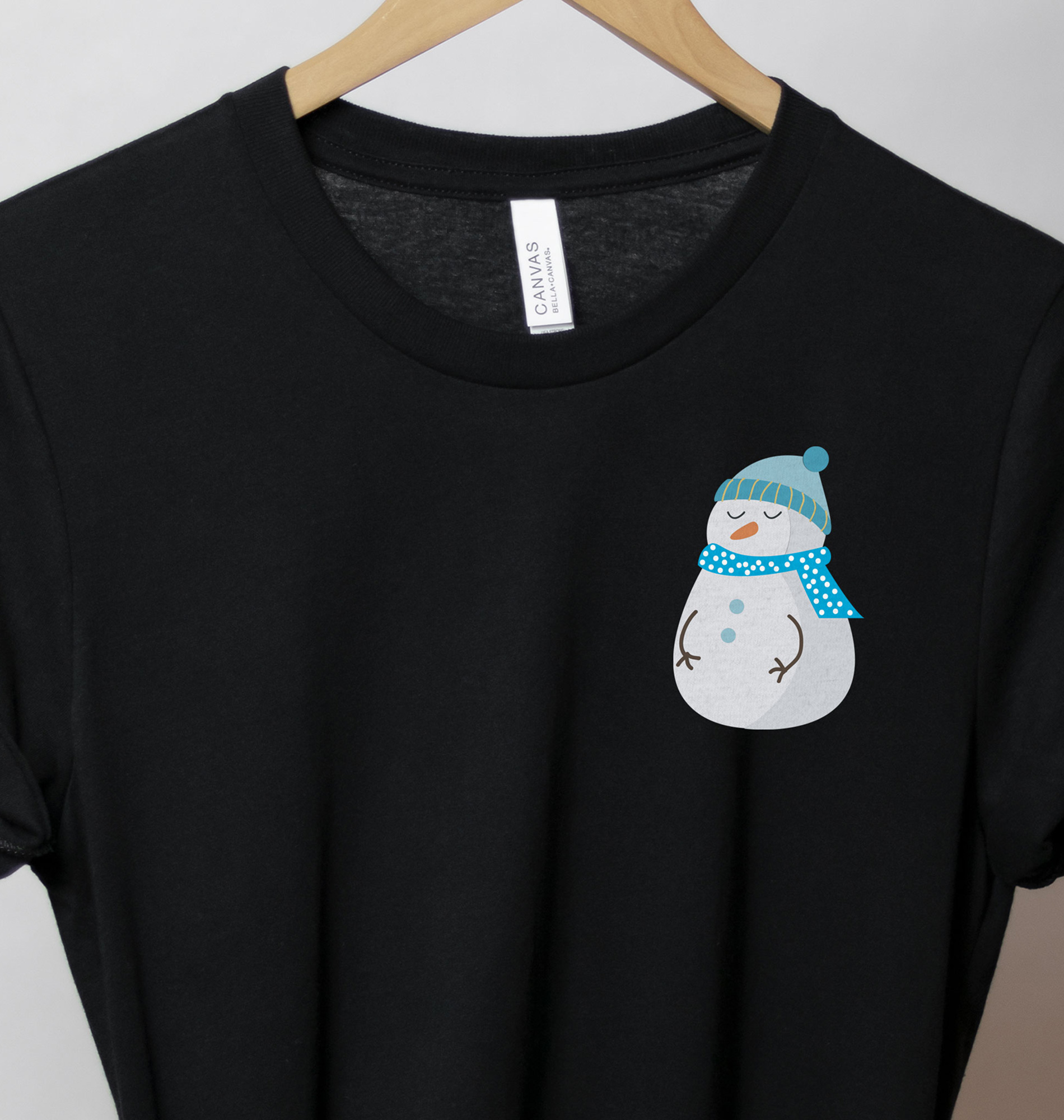 Frosty Snowman Light Blue Tee - Holiday Edition