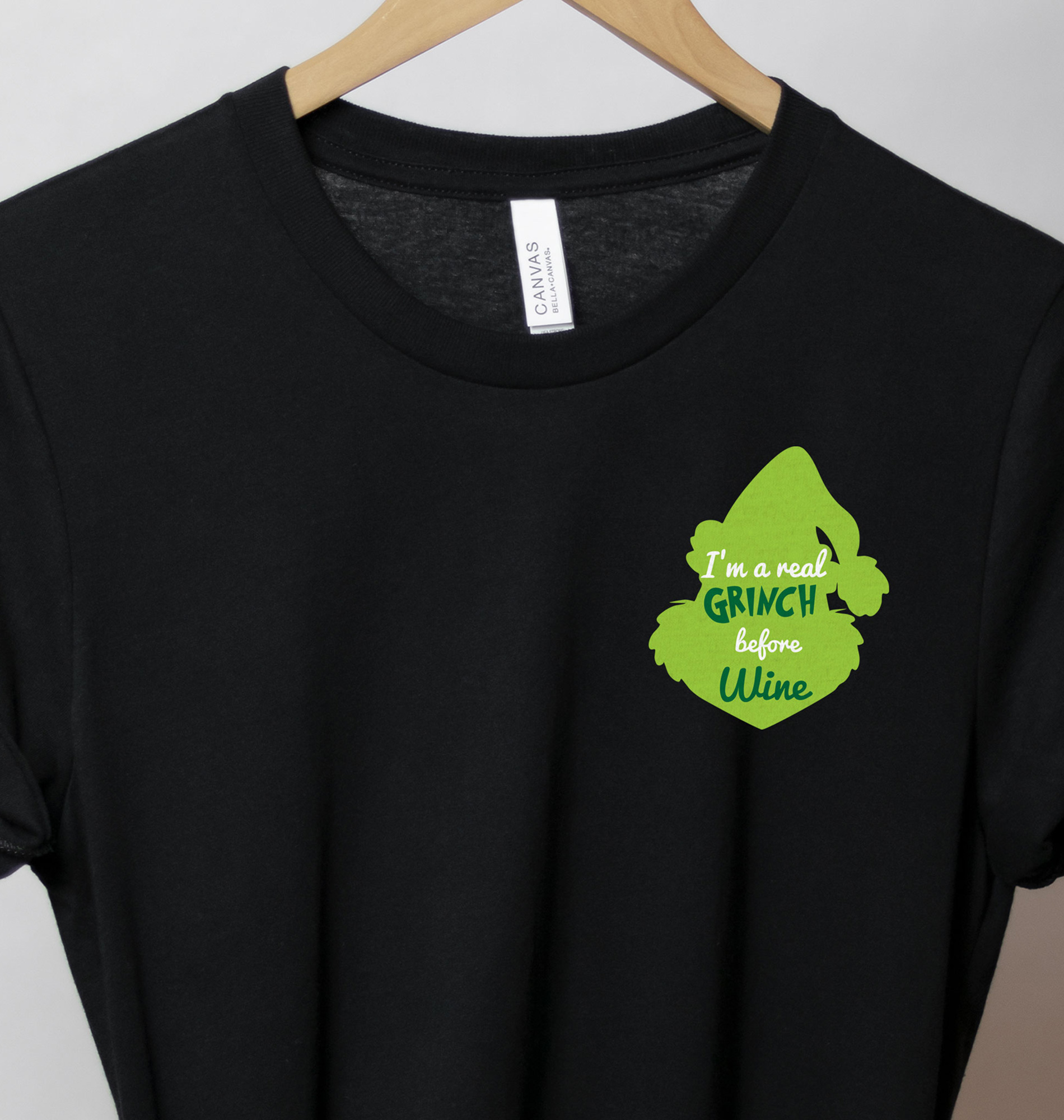 Grinch Before Wine Christmas Tee - Holidayshirts