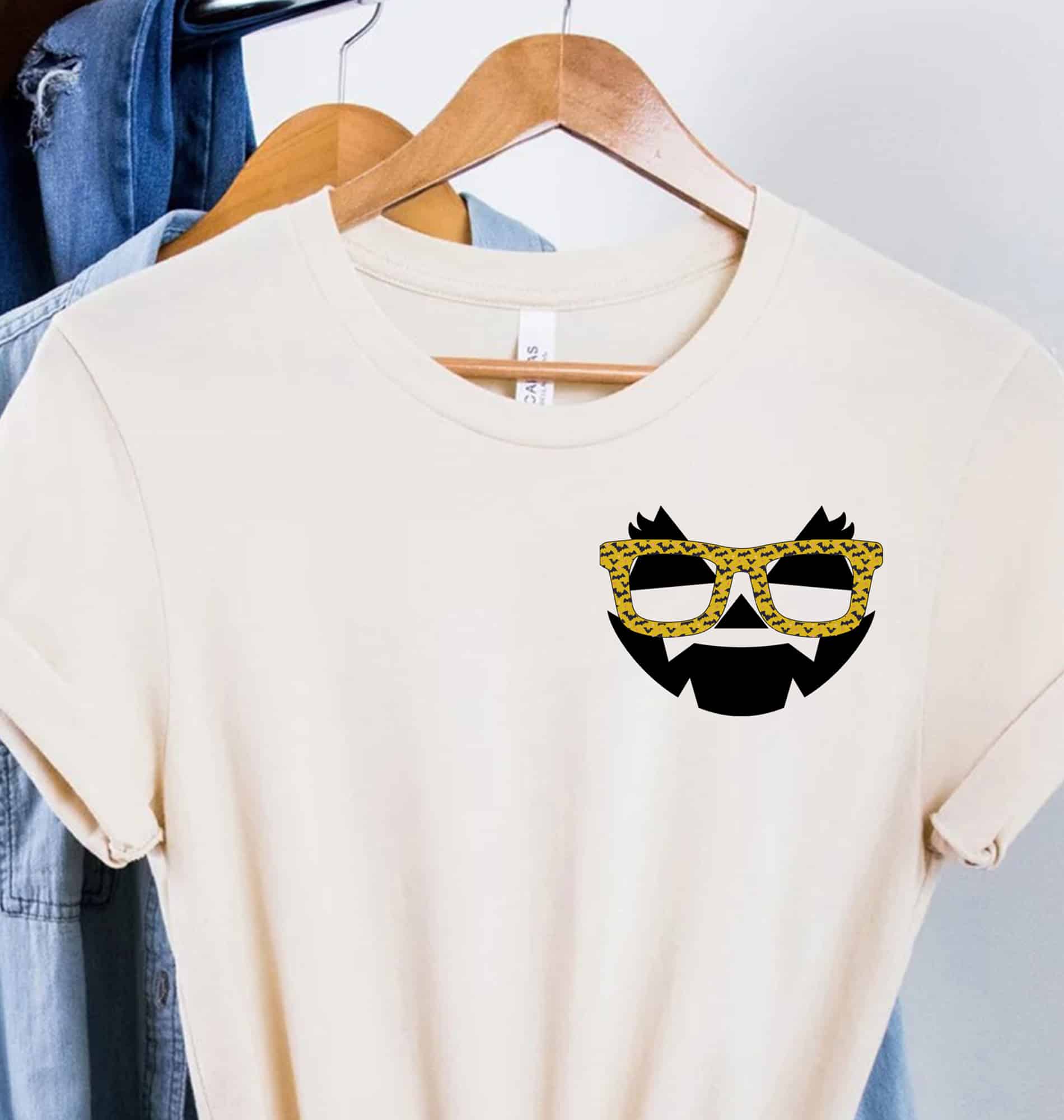 Chic Pumpkin Face Tee - Halloween Special