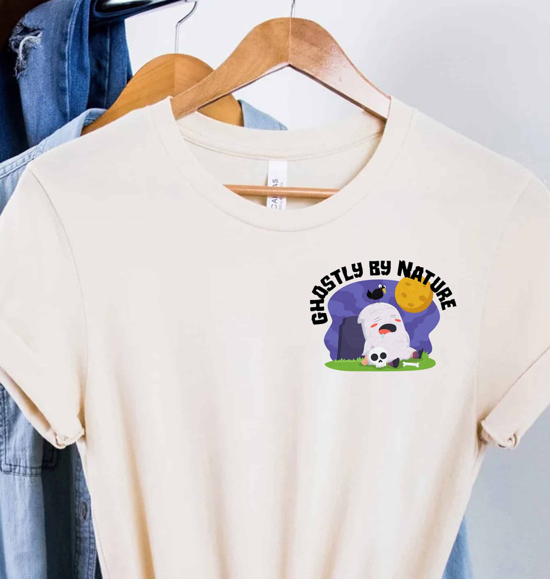 Spooky Versatile Ghost Nature Tee - Holidayshirts