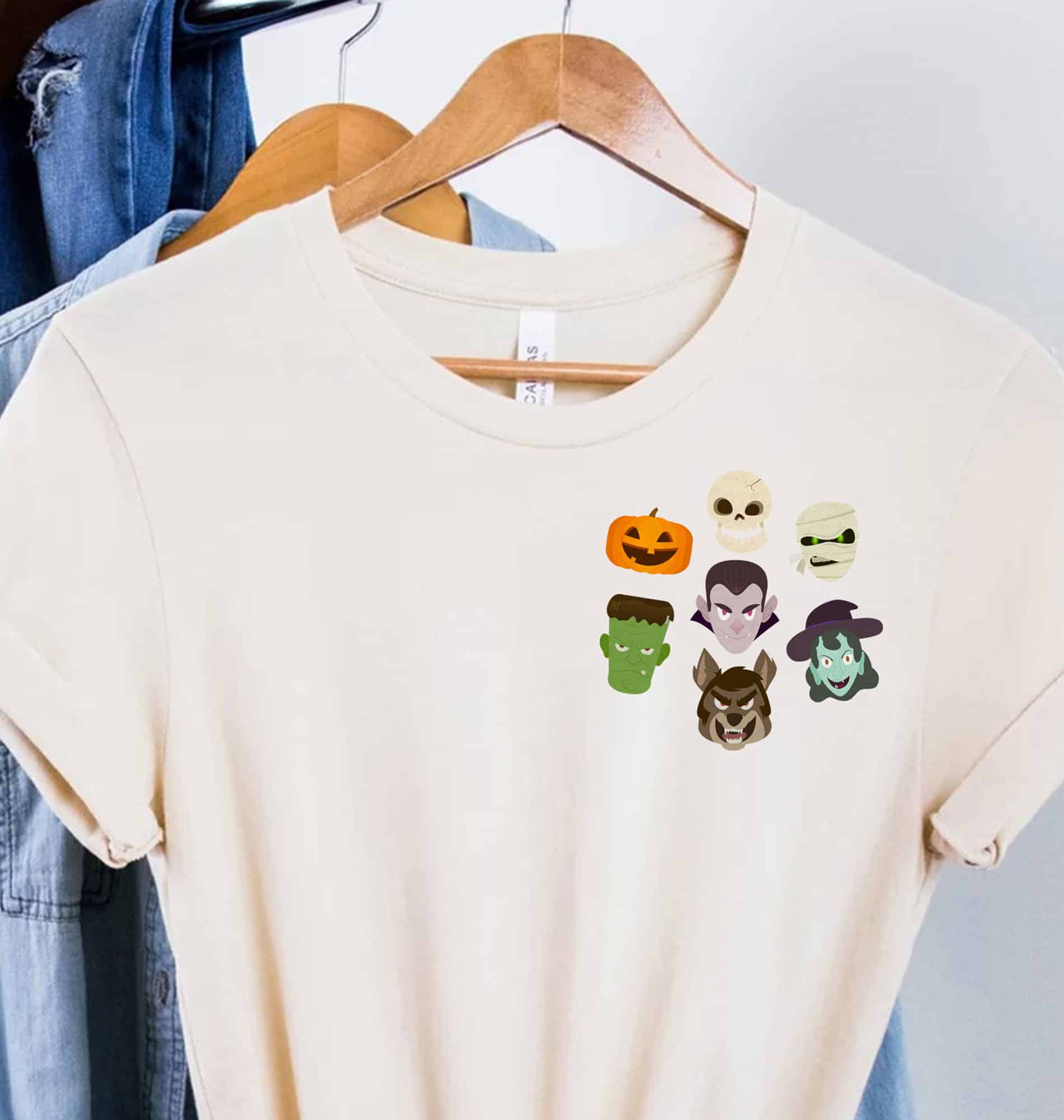 Funky Scary Emojis Halloween Tee - Holidayshirts