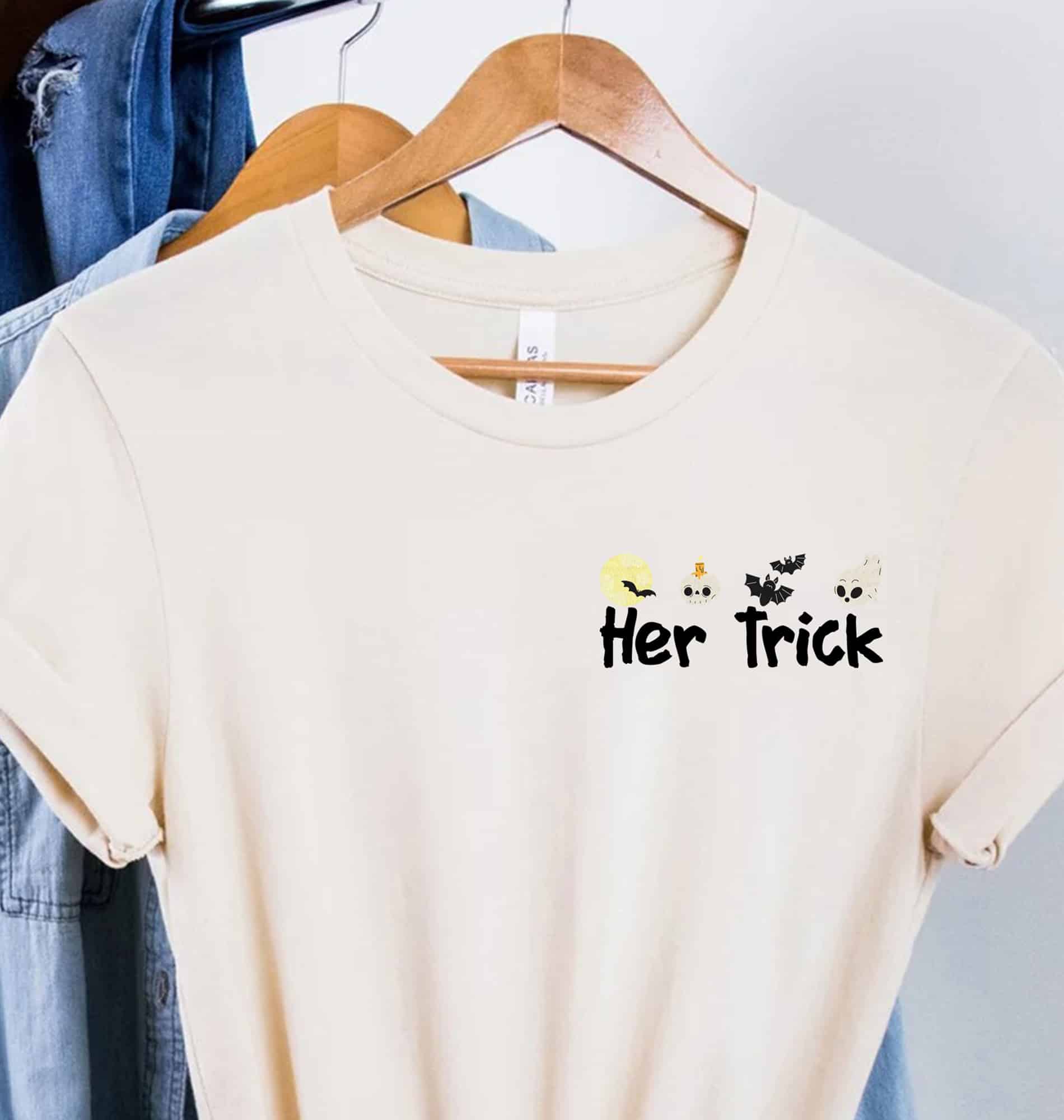 Witchy Delight Halloween Tee - Her Trick Edition