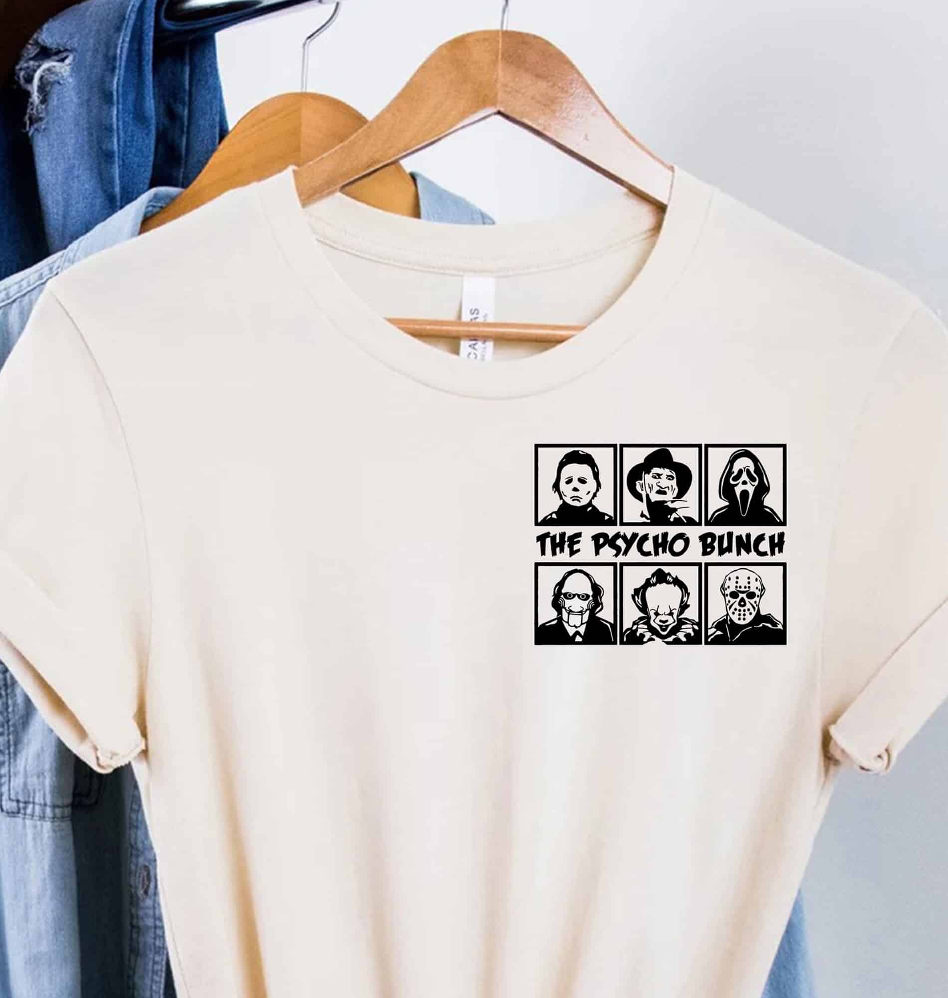 Holidayshirts Psycho Bunch Halloween Athletic Tee