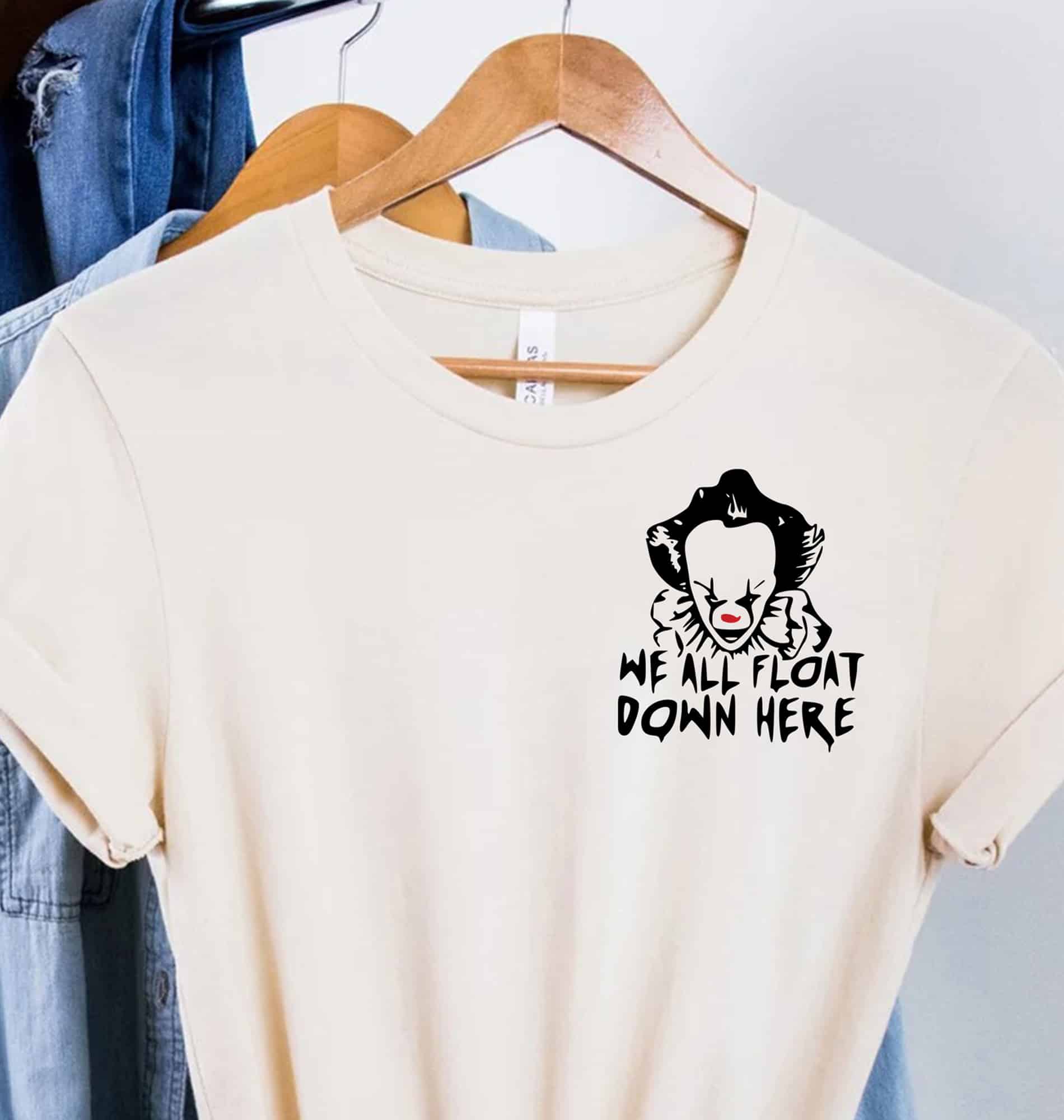 We All Float Down Here Haunting Halloween T-shirt