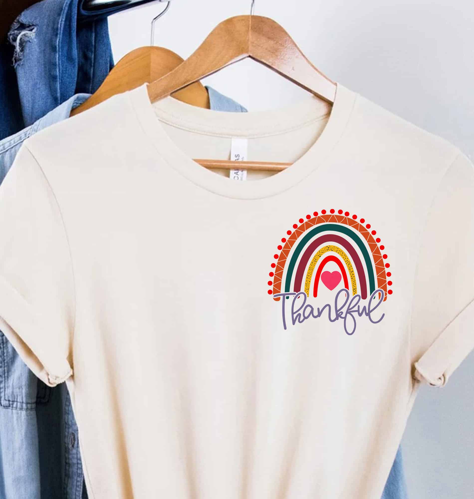Thankful Rainbow Tee