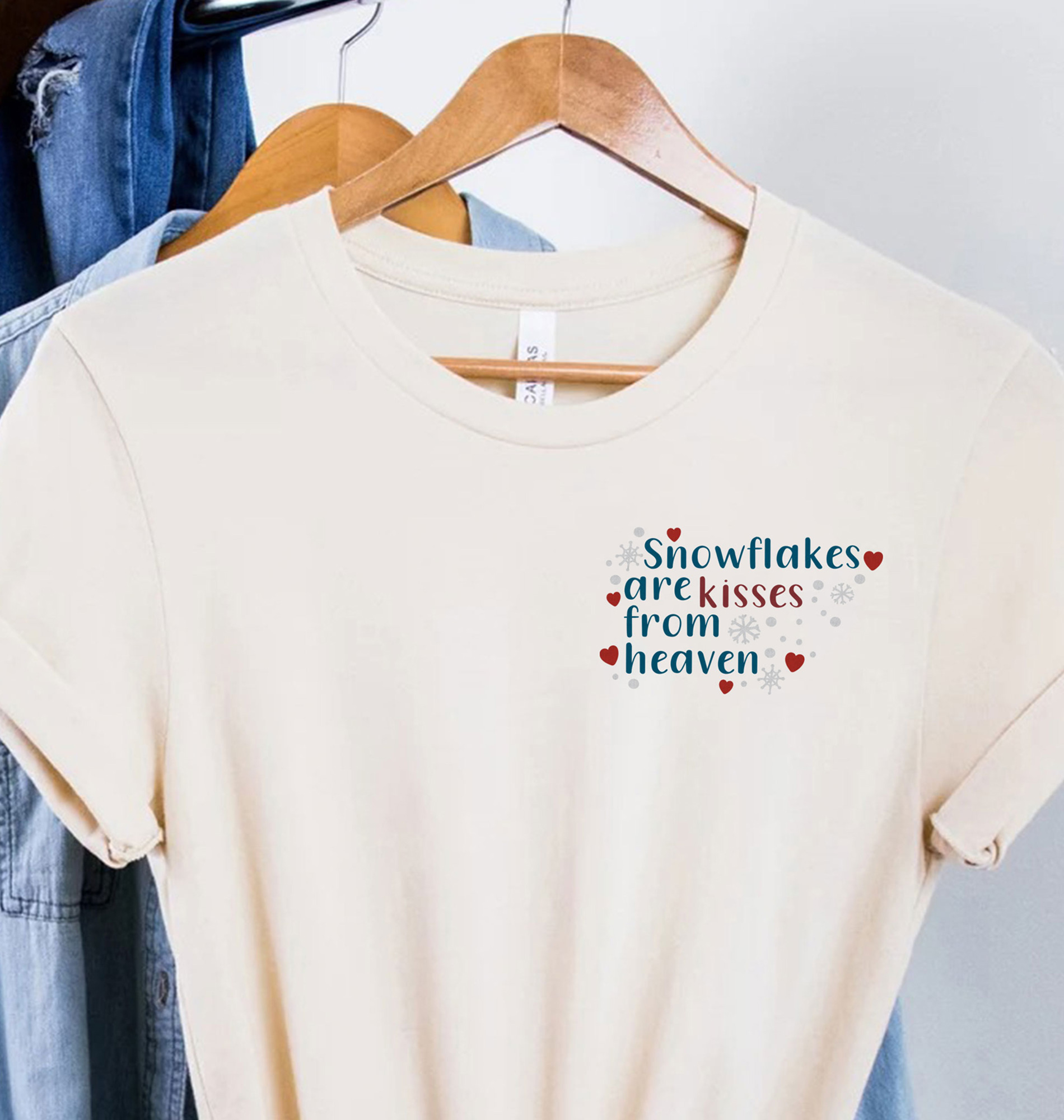 Snowflake Kisses Holiday Tee - Christmas Special
