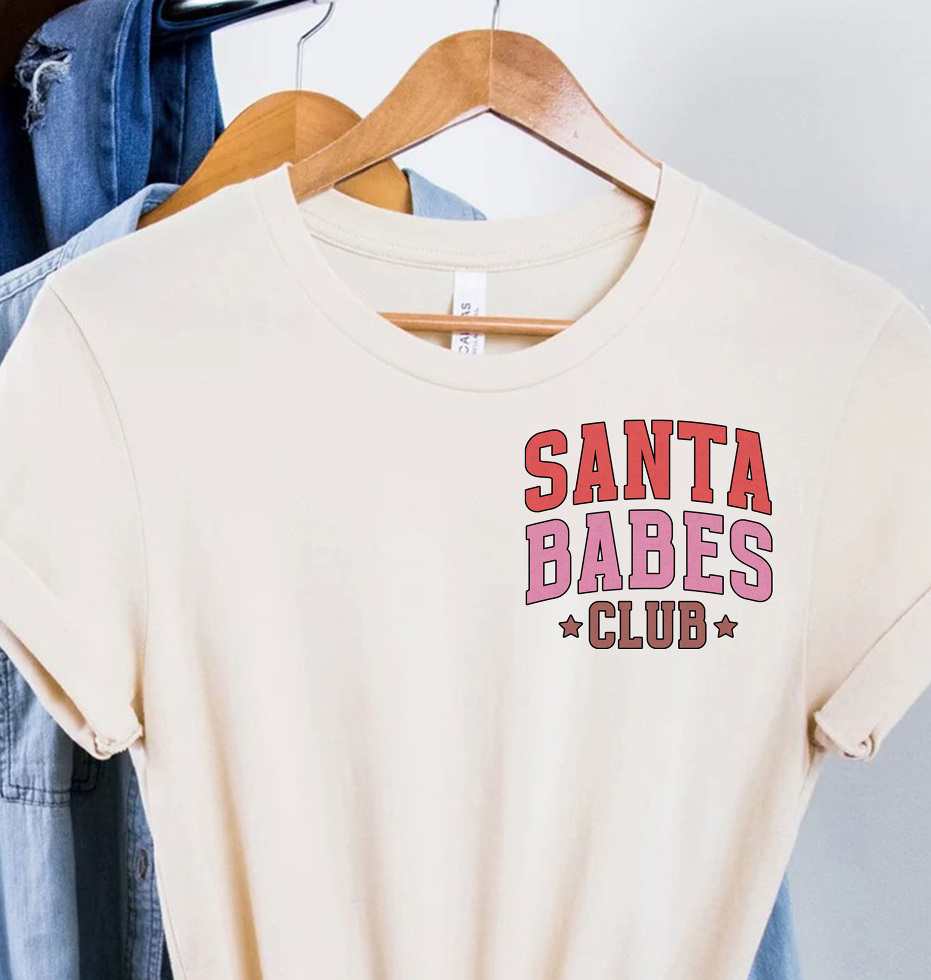 Santa Babes Club Festive Christmas Tee