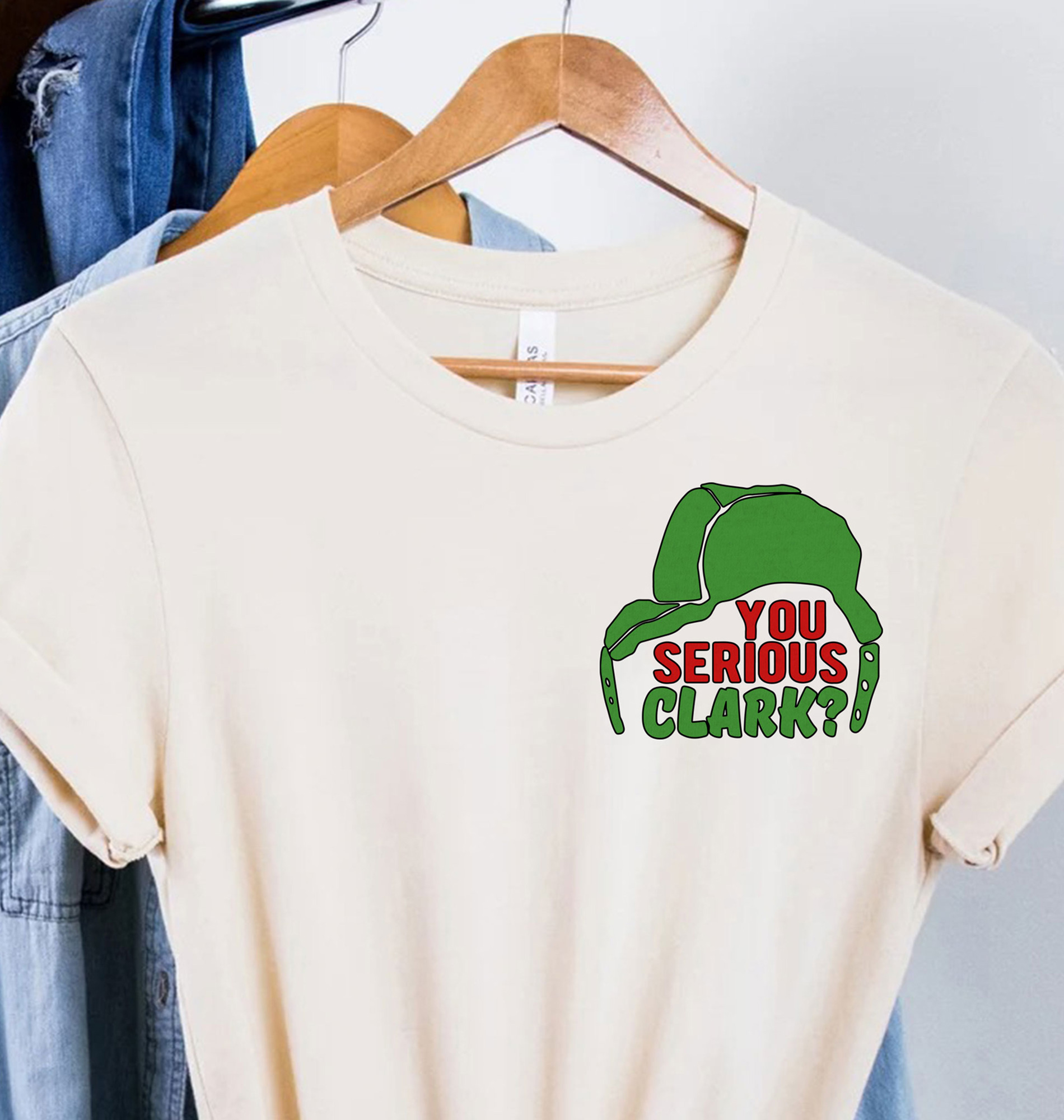 Clark's Quirky Quote Xmas Tee - Holidayshirts