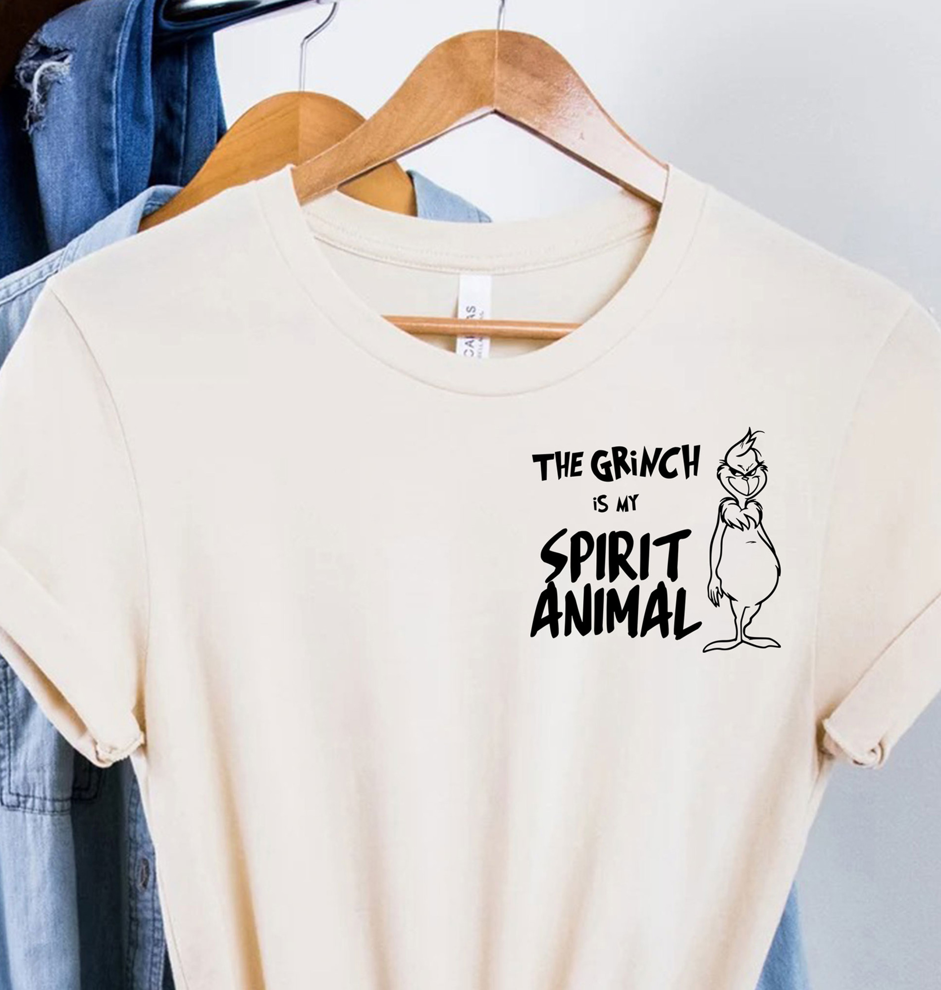 Grinch Spirit Animal Xmas Tee - Holidayshirts