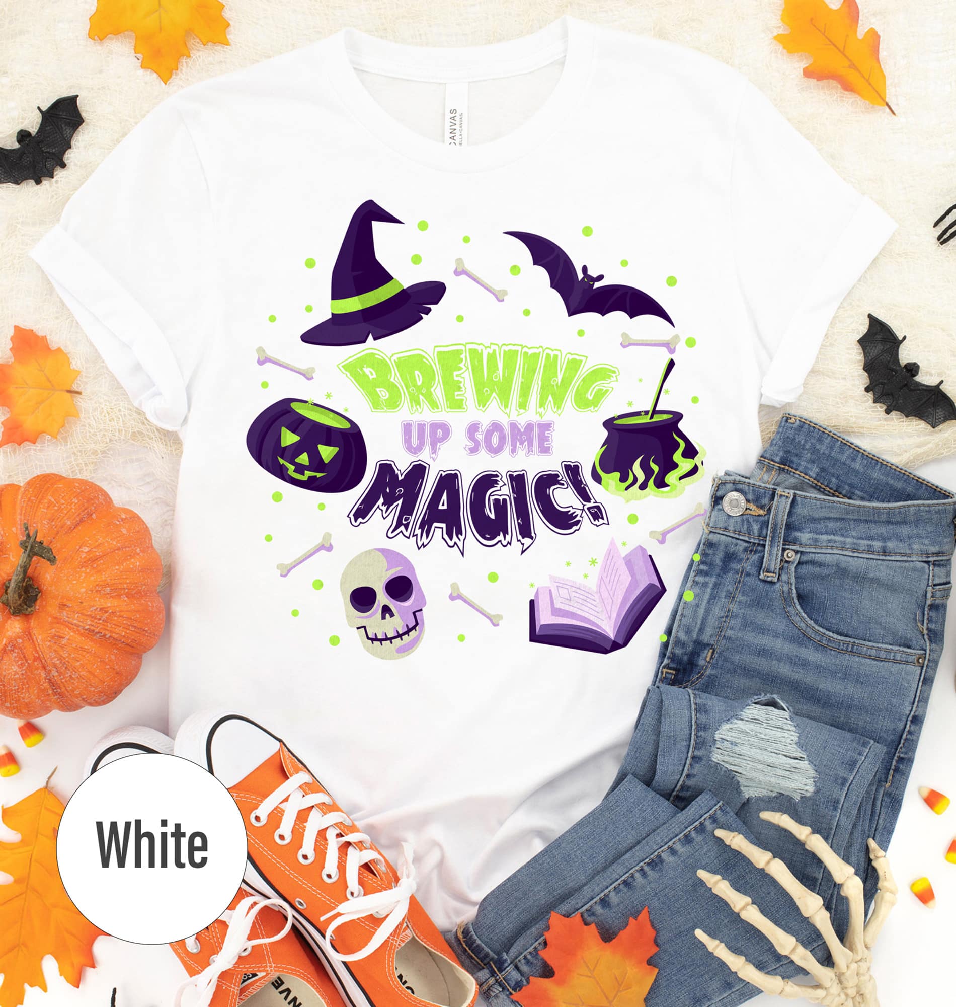 Magic Brew Skeleton Tee - Holidayshirts.com