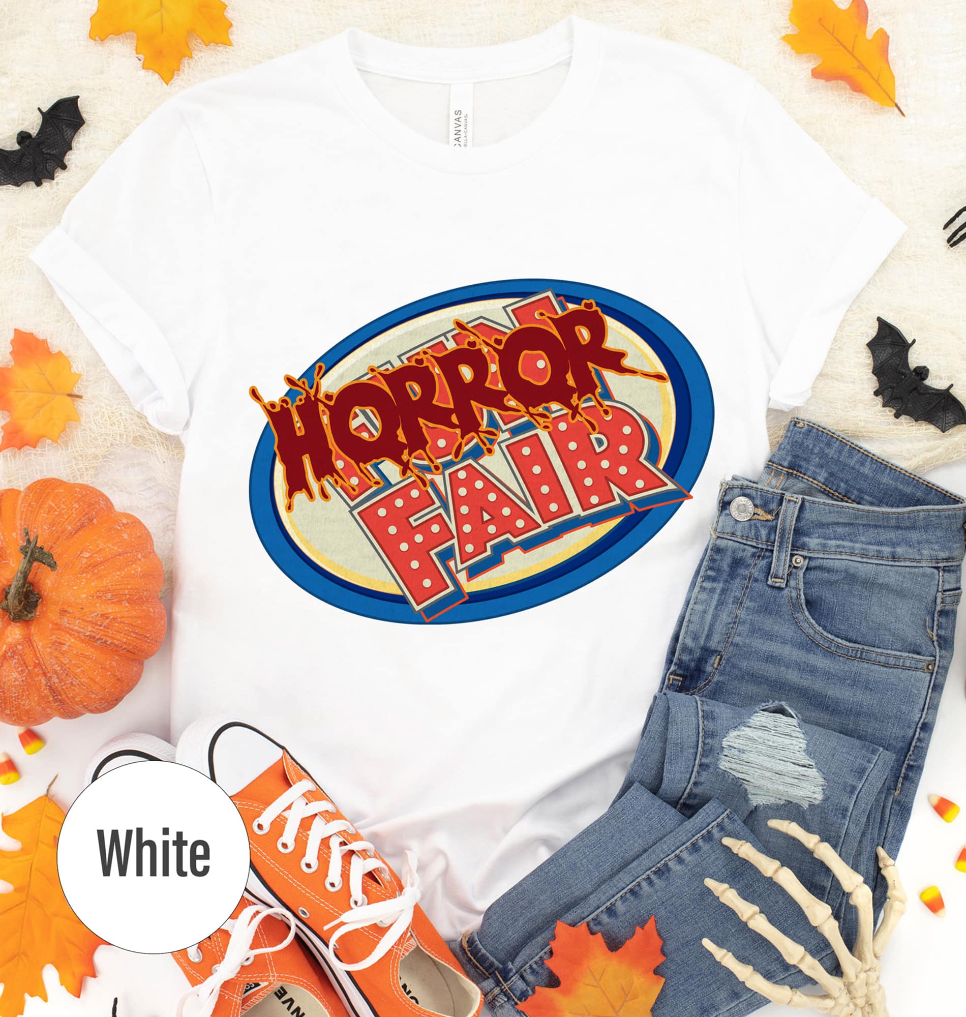 Versatile Horror Fair Halloween Tee - Holidayshirts