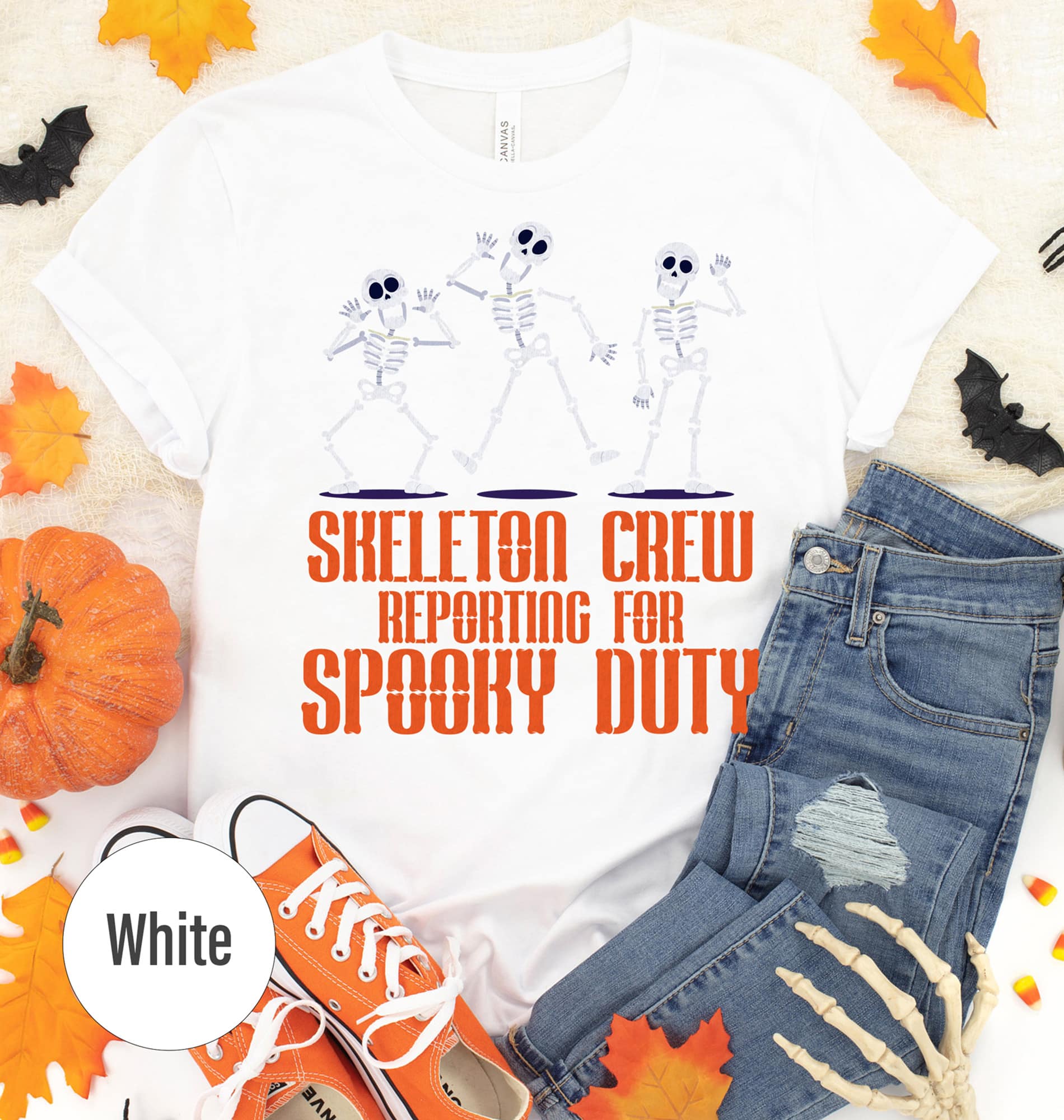 Sleek Spooky Duty Halloween Tee From Holidayshirts