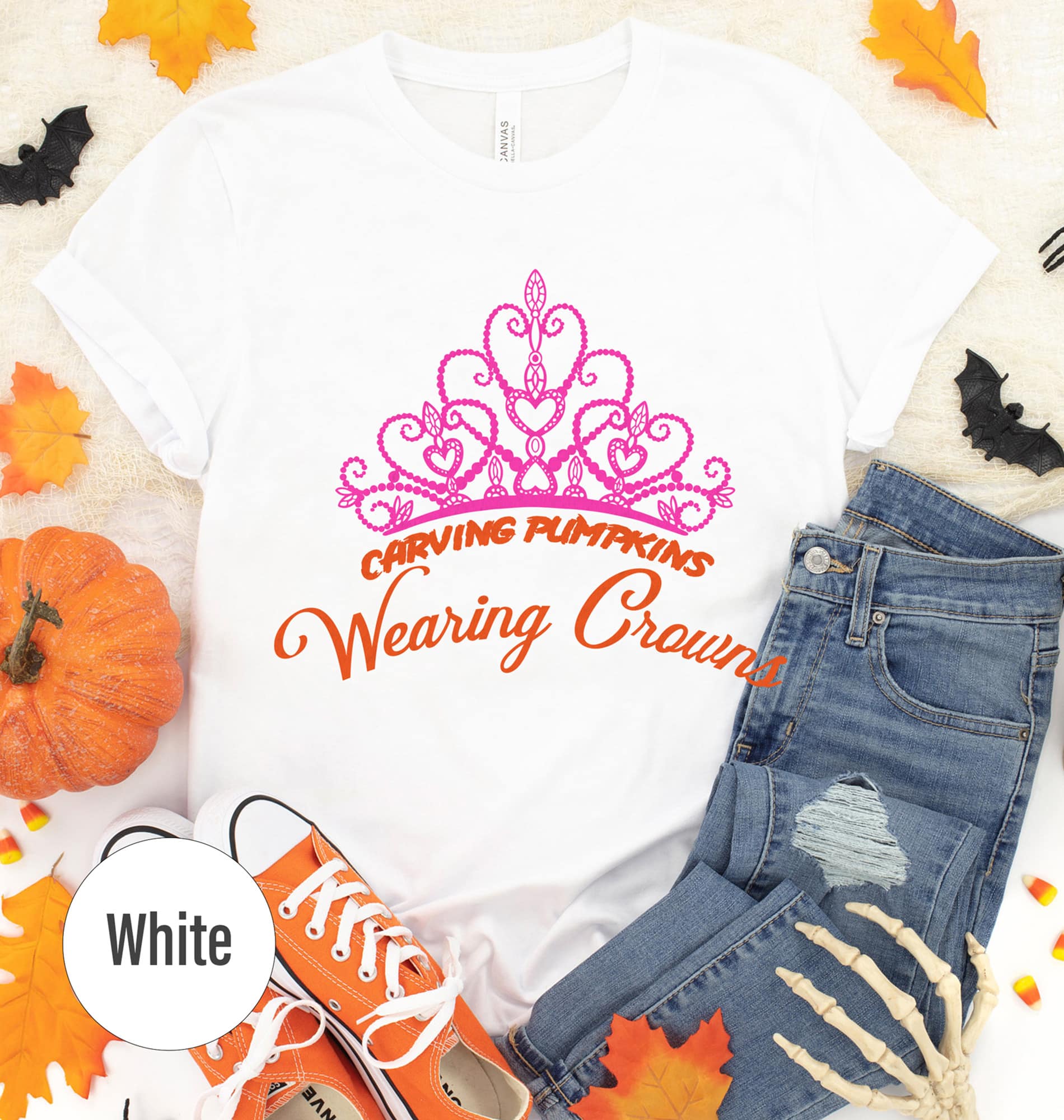 Holidayshirts.com's Chic Halloween Crown Tee