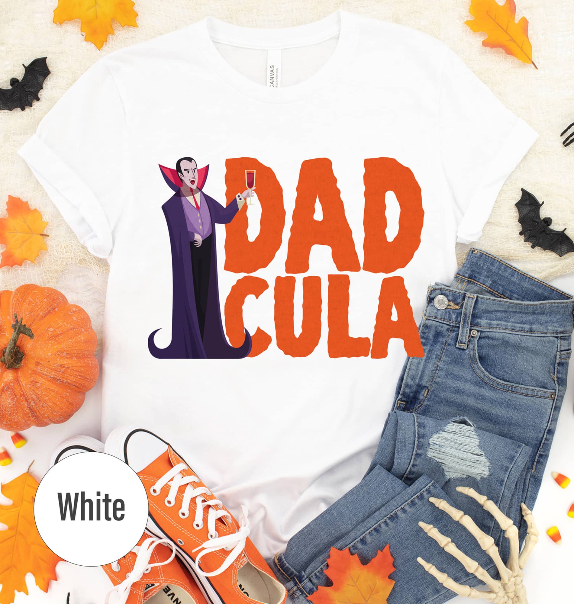 Dadcula Spooky Halloween Tee By Holidayshirts